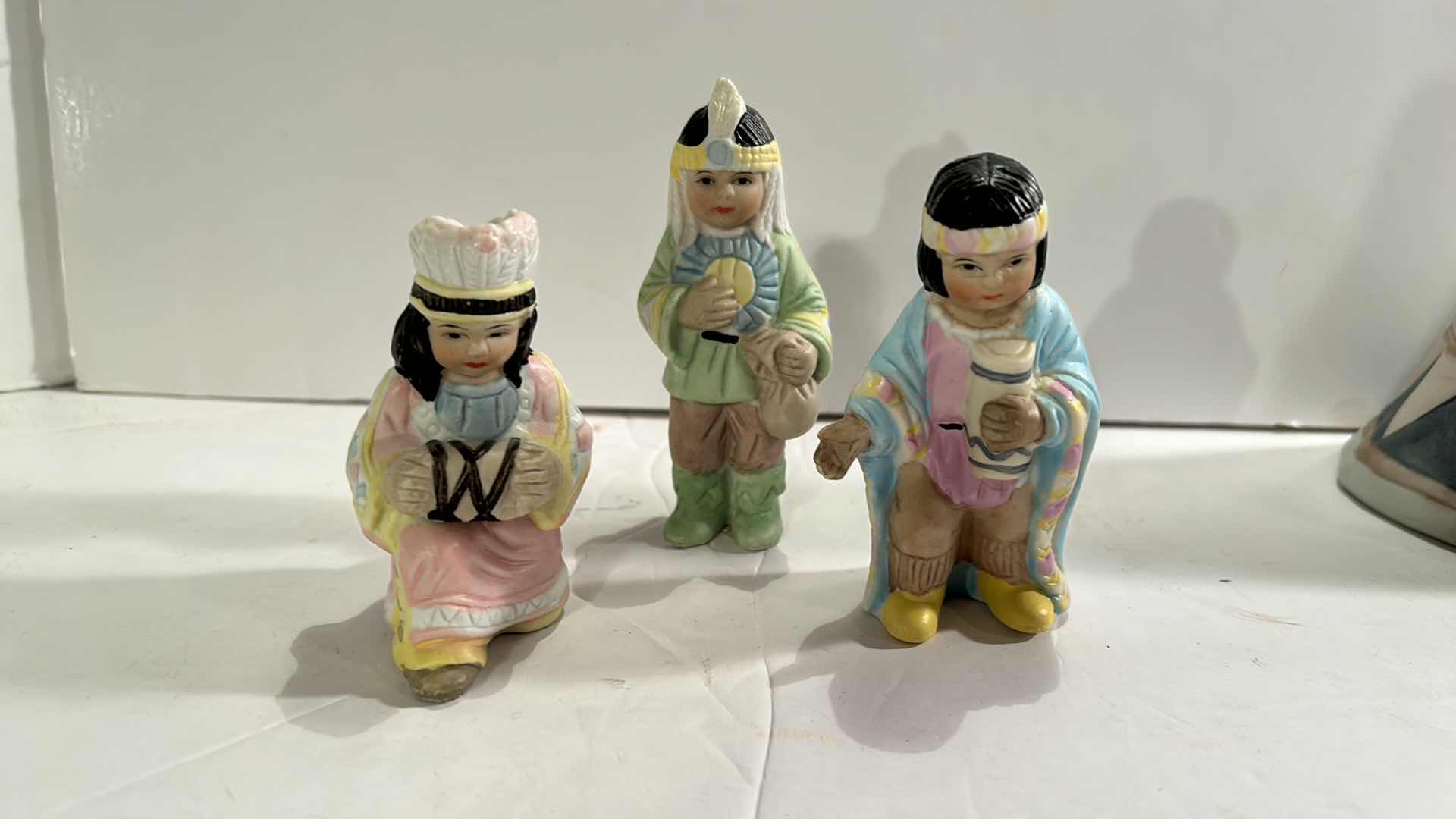 Photo 1 of CERAMIC INDIAN INSPIRED NATIVITY SCENE