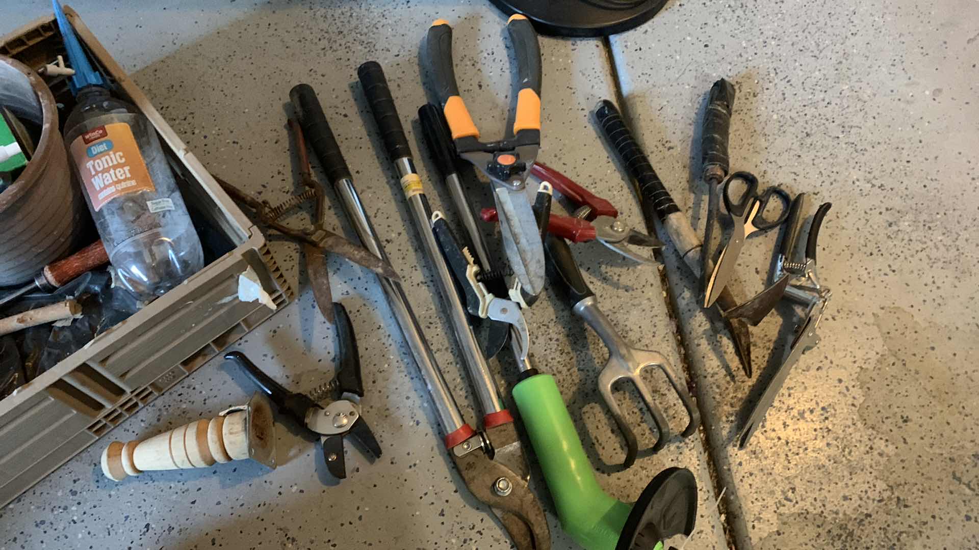 Photo 1 of BOX OF MISC TOOLS, AND MORE