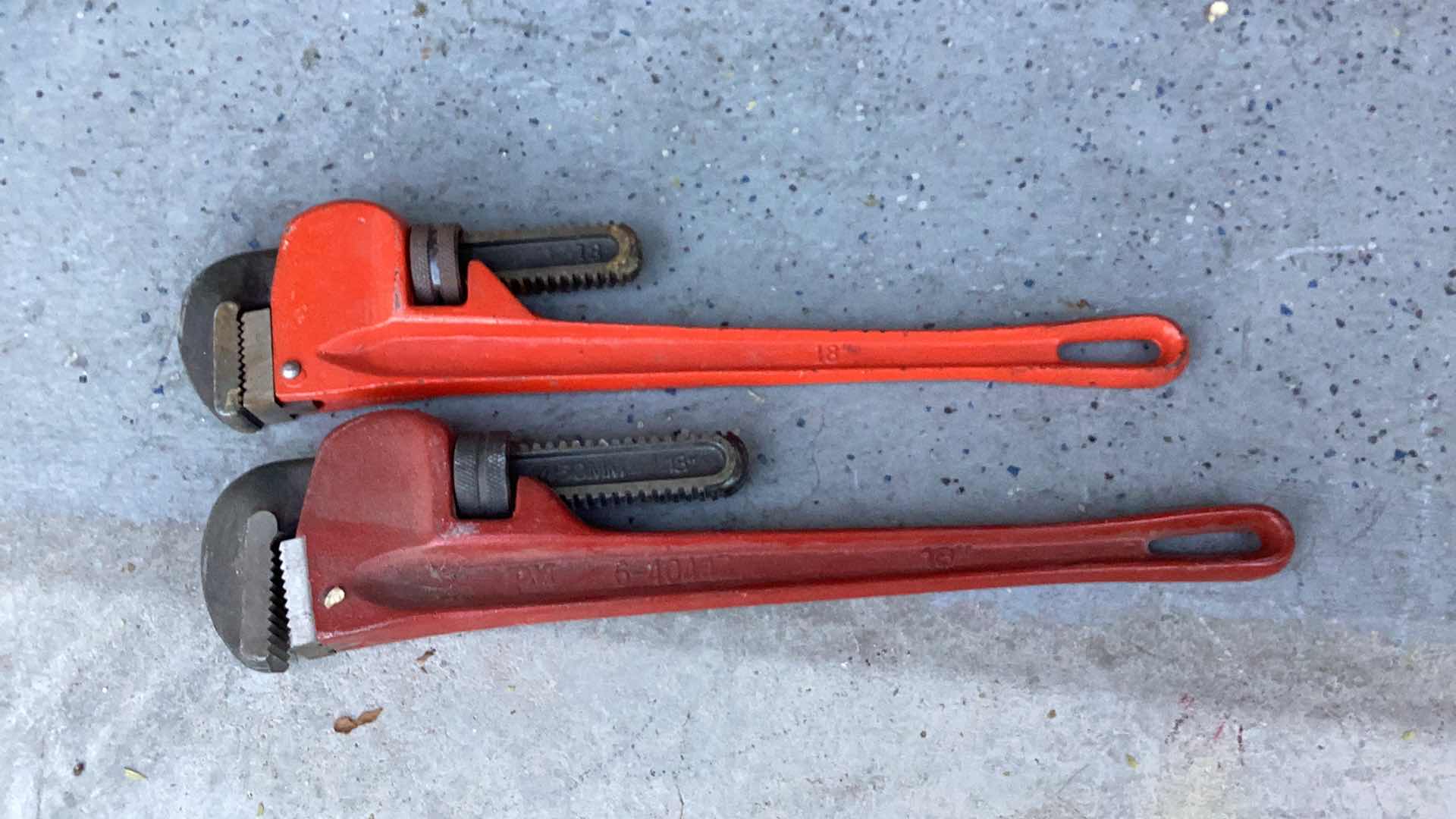 Photo 1 of 2 PIPE WRENCHES