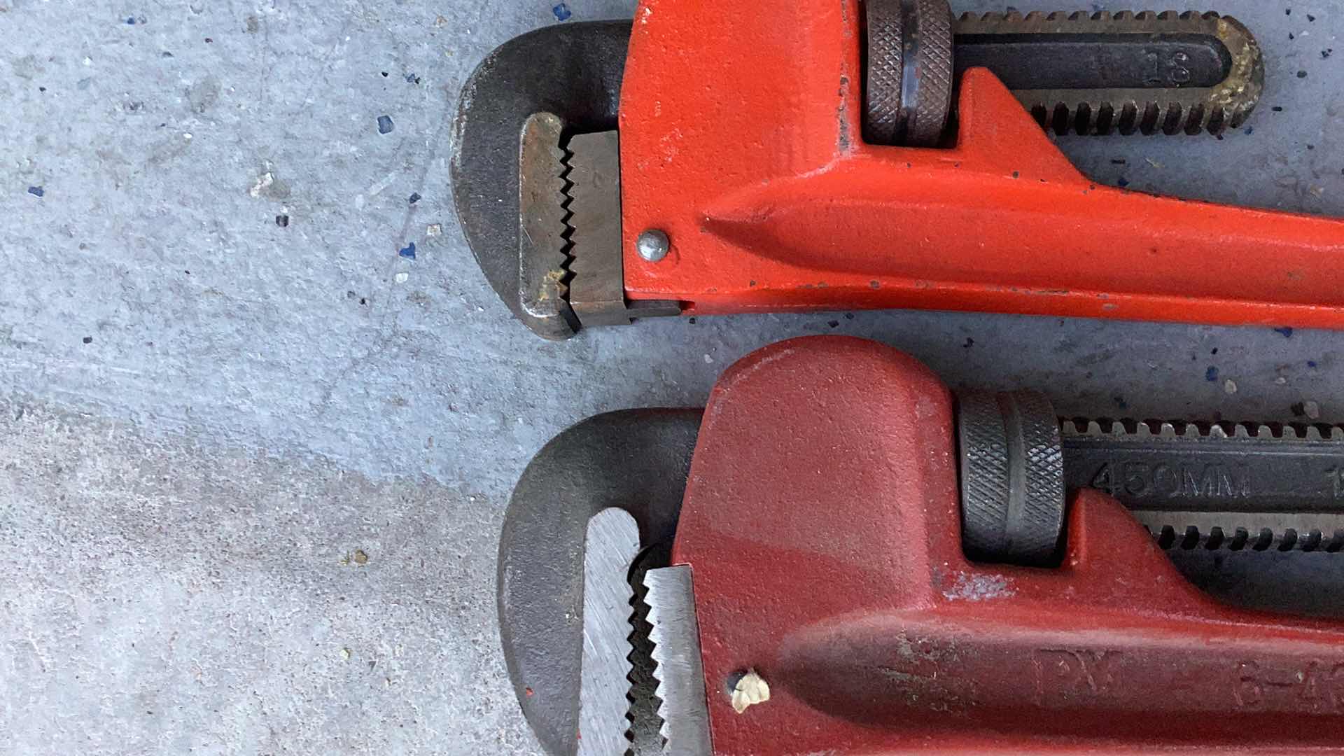 Photo 1 of 2 PIPE WRENCHES