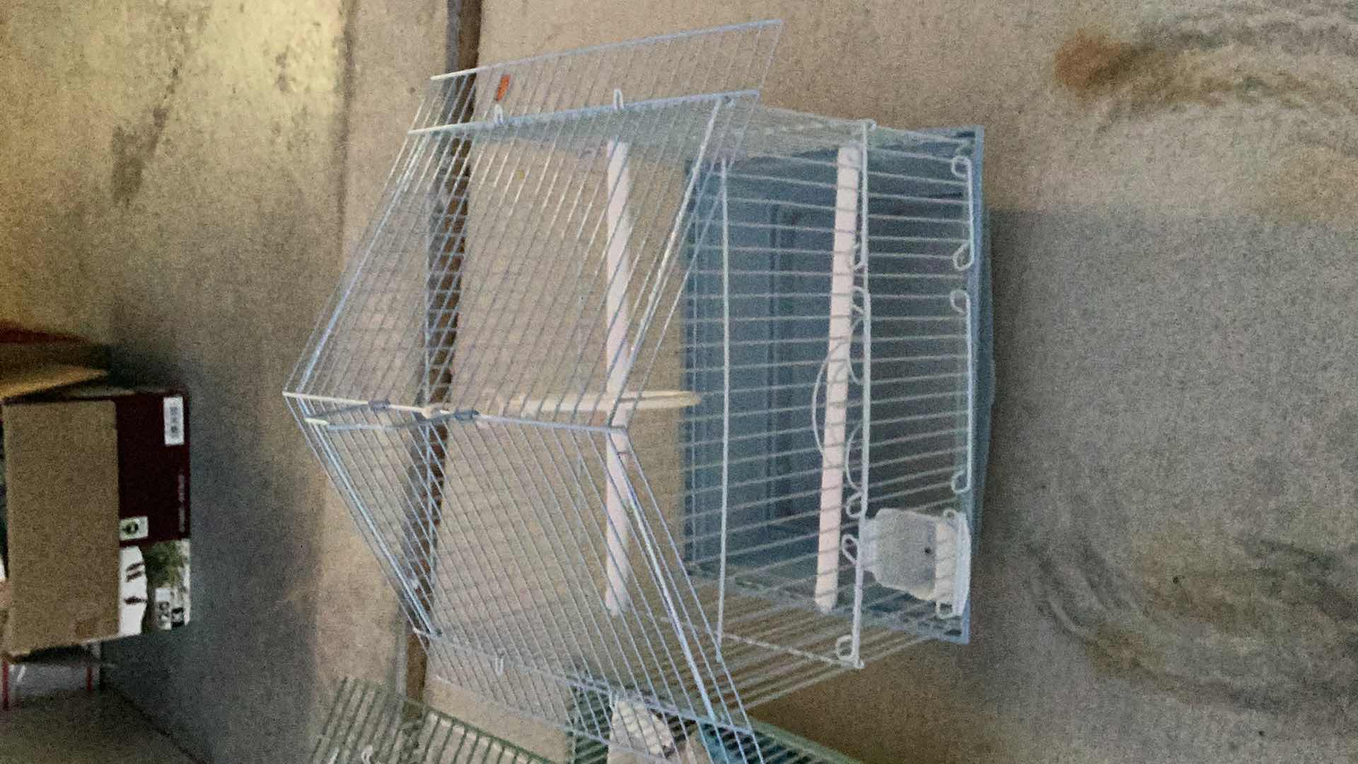 Photo 1 of 2 METAL BIRD CAGES