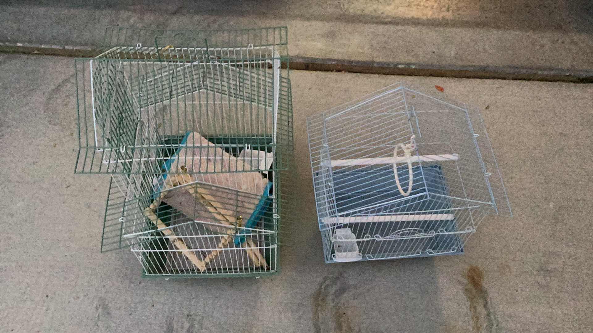 Photo 1 of 2 METAL BIRD CAGES