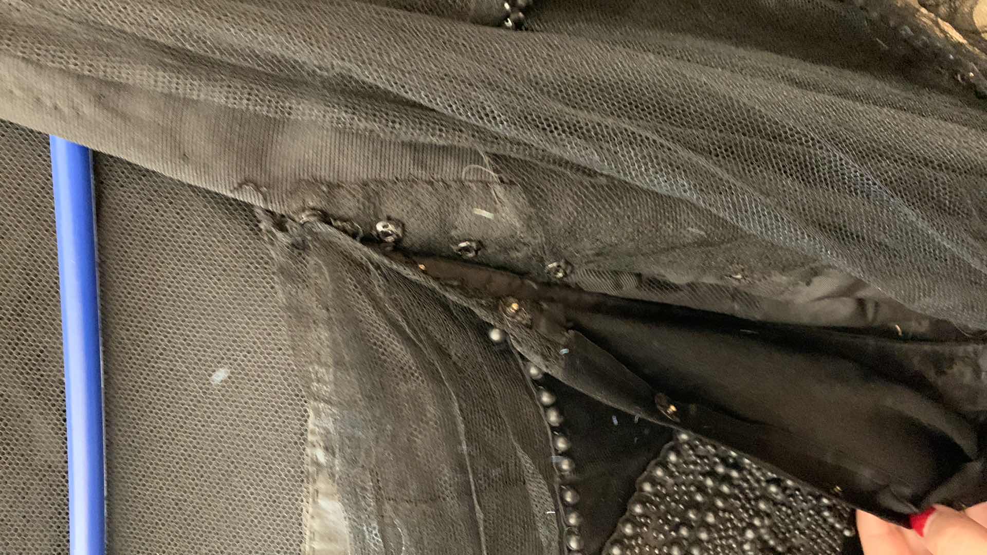 Photo 1 of 1920’S VINTAGE APPROX 100 YEAR OLD DRESS WITH SNAPS AND AGED LACE