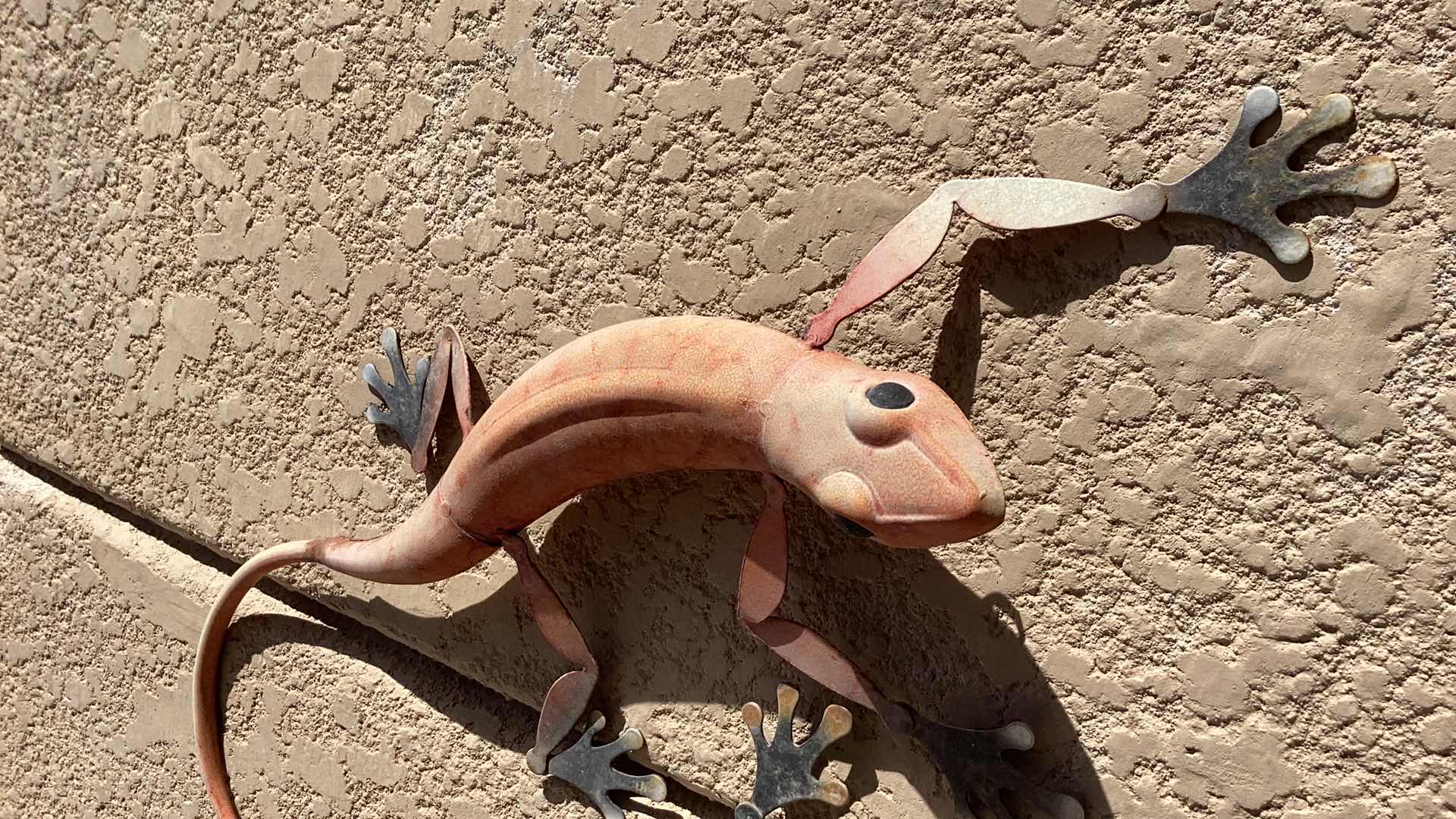 Photo 1 of PAIR OF METAL GARDEN LIZARDS 24" LONG