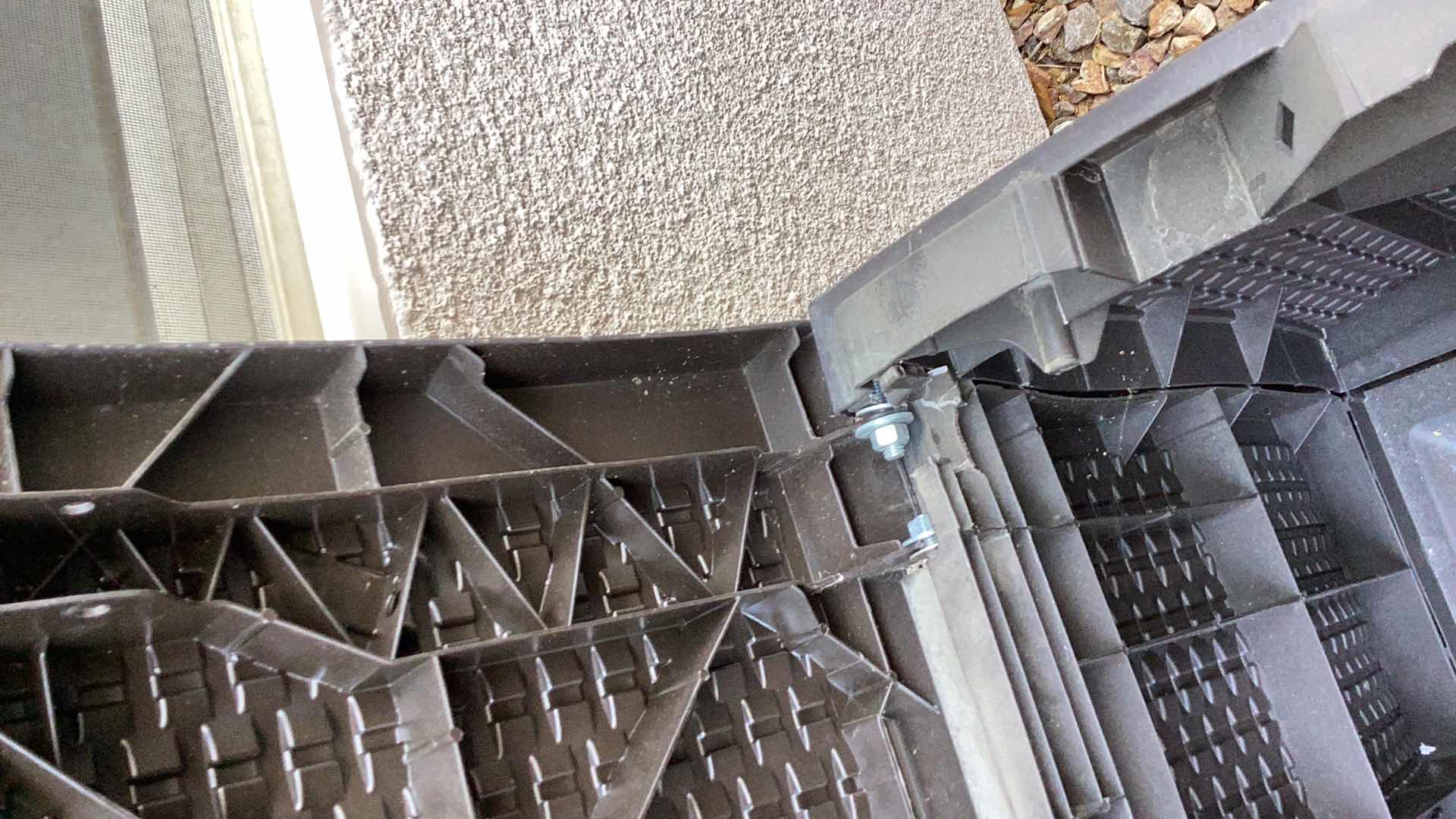 Photo 1 of SUNCAST LARGE PLASTIC OUTDOOR STORAGE CONTAINER 51 X 28 X H 24