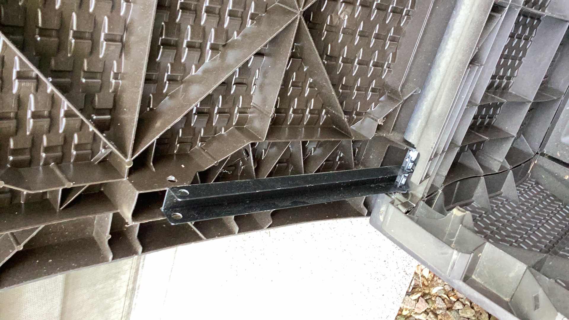 Photo 1 of SUNCAST LARGE PLASTIC OUTDOOR STORAGE CONTAINER 51 X 28 X H 24