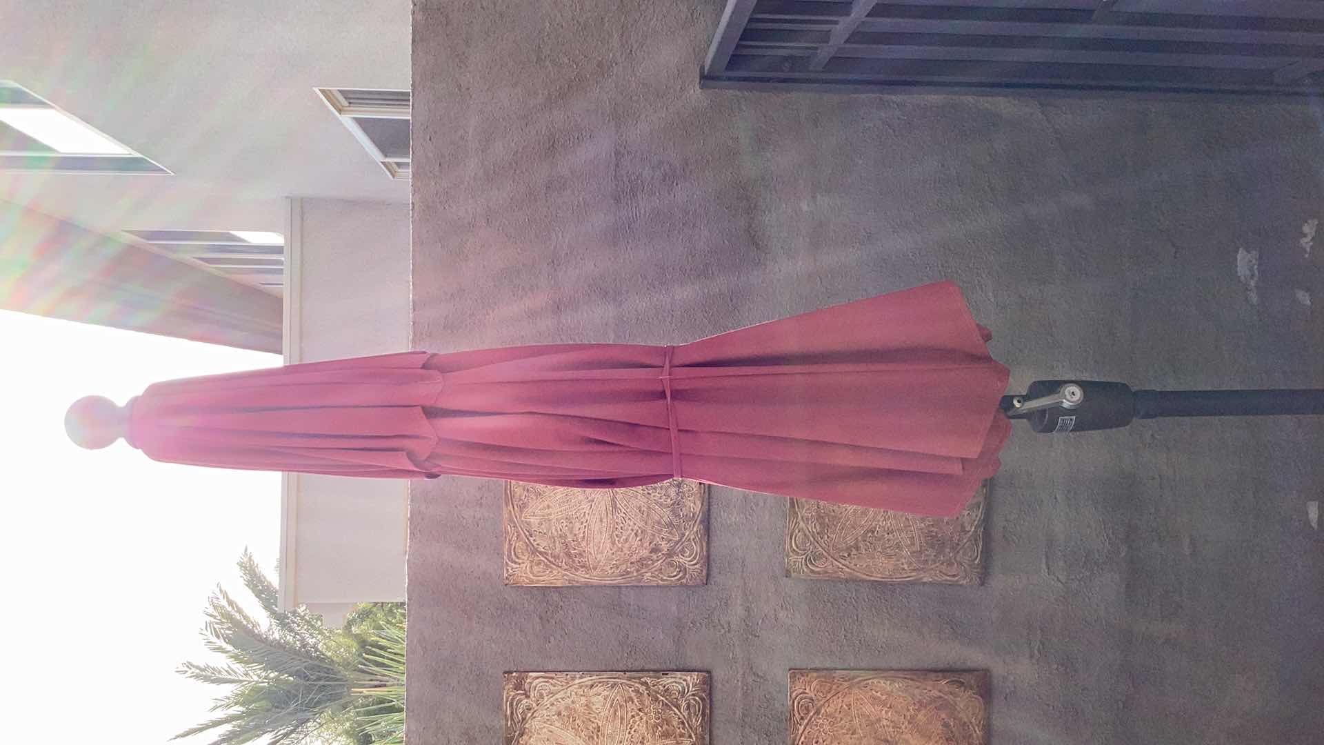 Photo 1 of OUTDOOR PATIO UMBRELLA WITH STAND 8'