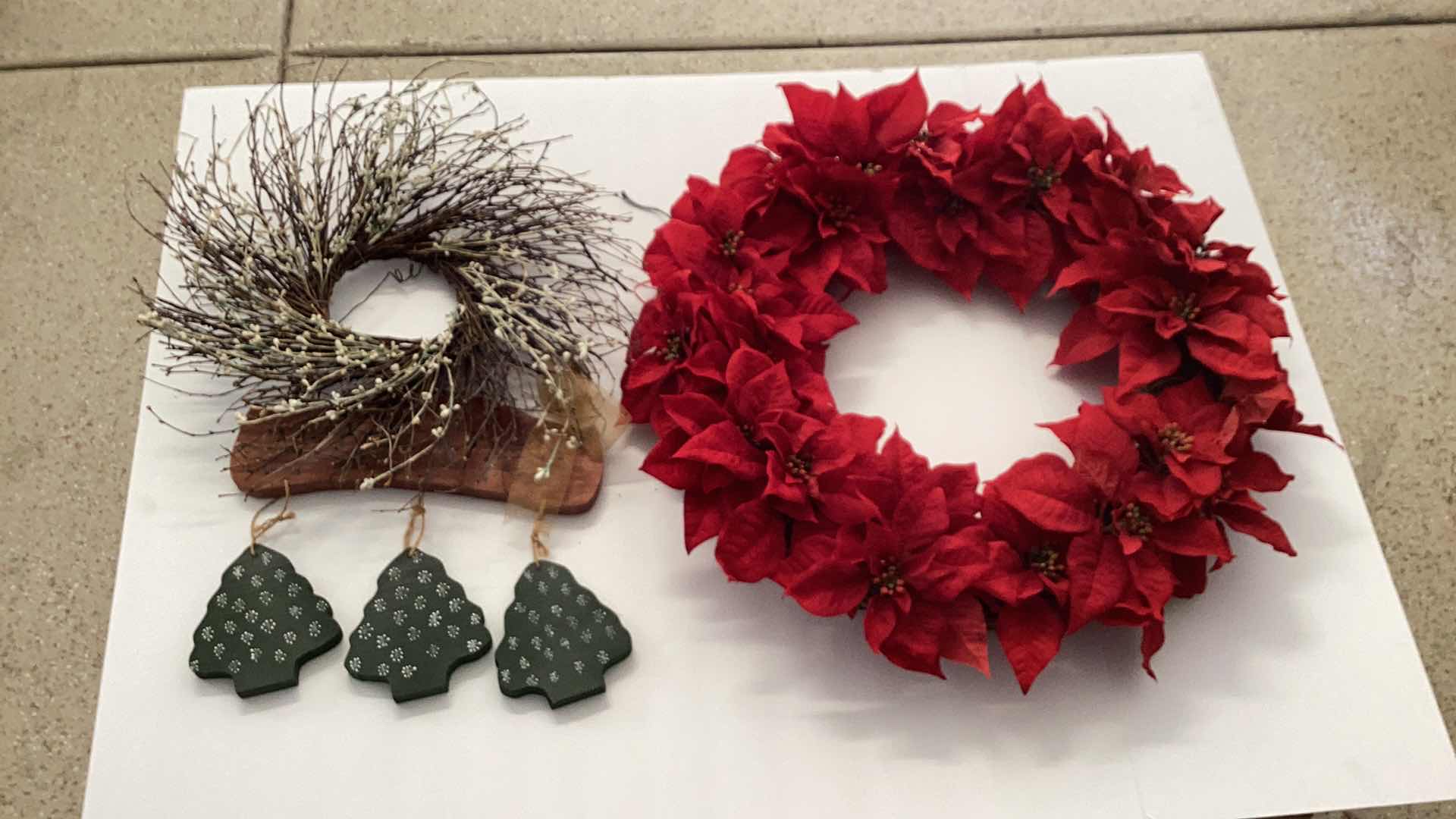 Photo 1 of CHRISTMAS WREATHS, LARGEST 24"