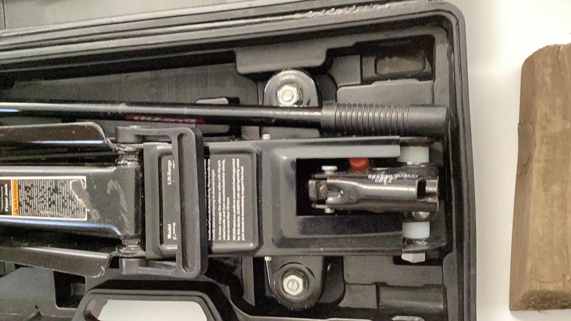 Photo 1 of PROLIFT 2 1/4 4500 LBS FLOOR JACK WITH CASE AND 2 WHEEL CHOCKS