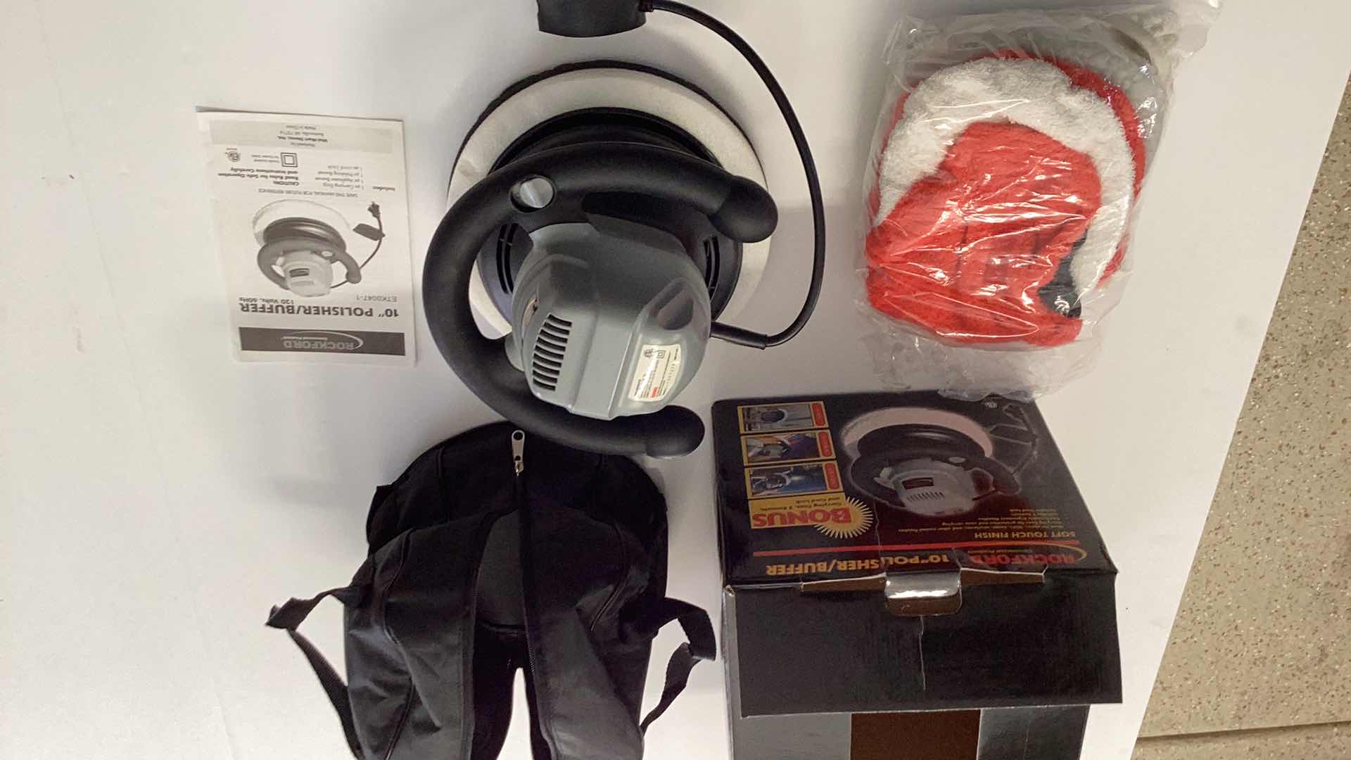 Photo 1 of ROCKFORD POLISHER BUFFER WITH EXTRA PADS 10"