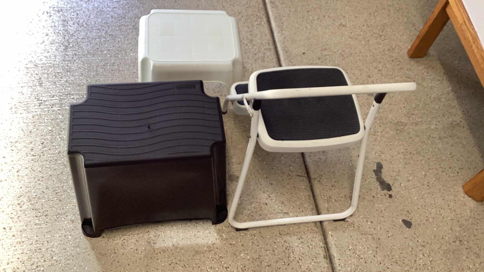 Photo 2 of 3-STEP STOOLS METAL AND PLASTIC