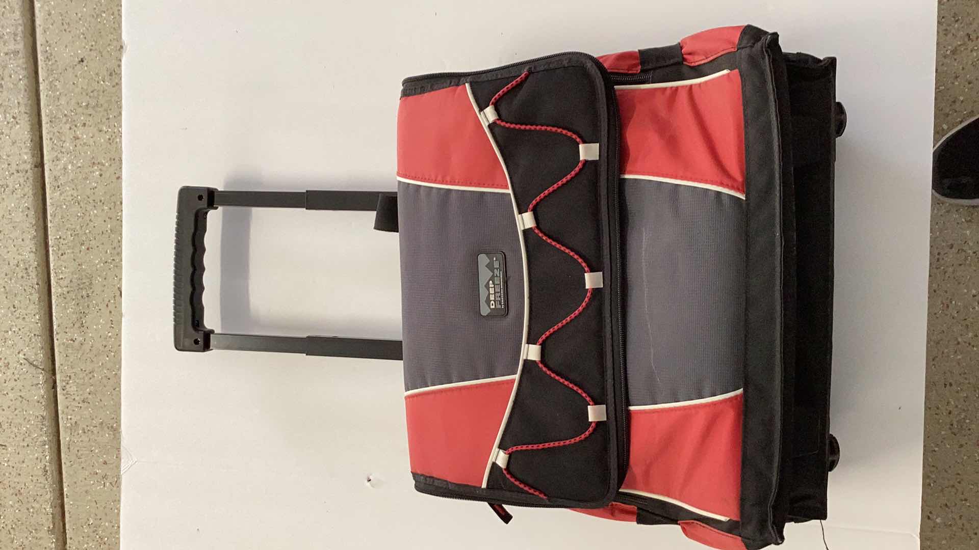 Photo 1 of DEEP FREEZE PORTABLE ICE CHEST WITH ROLLERS