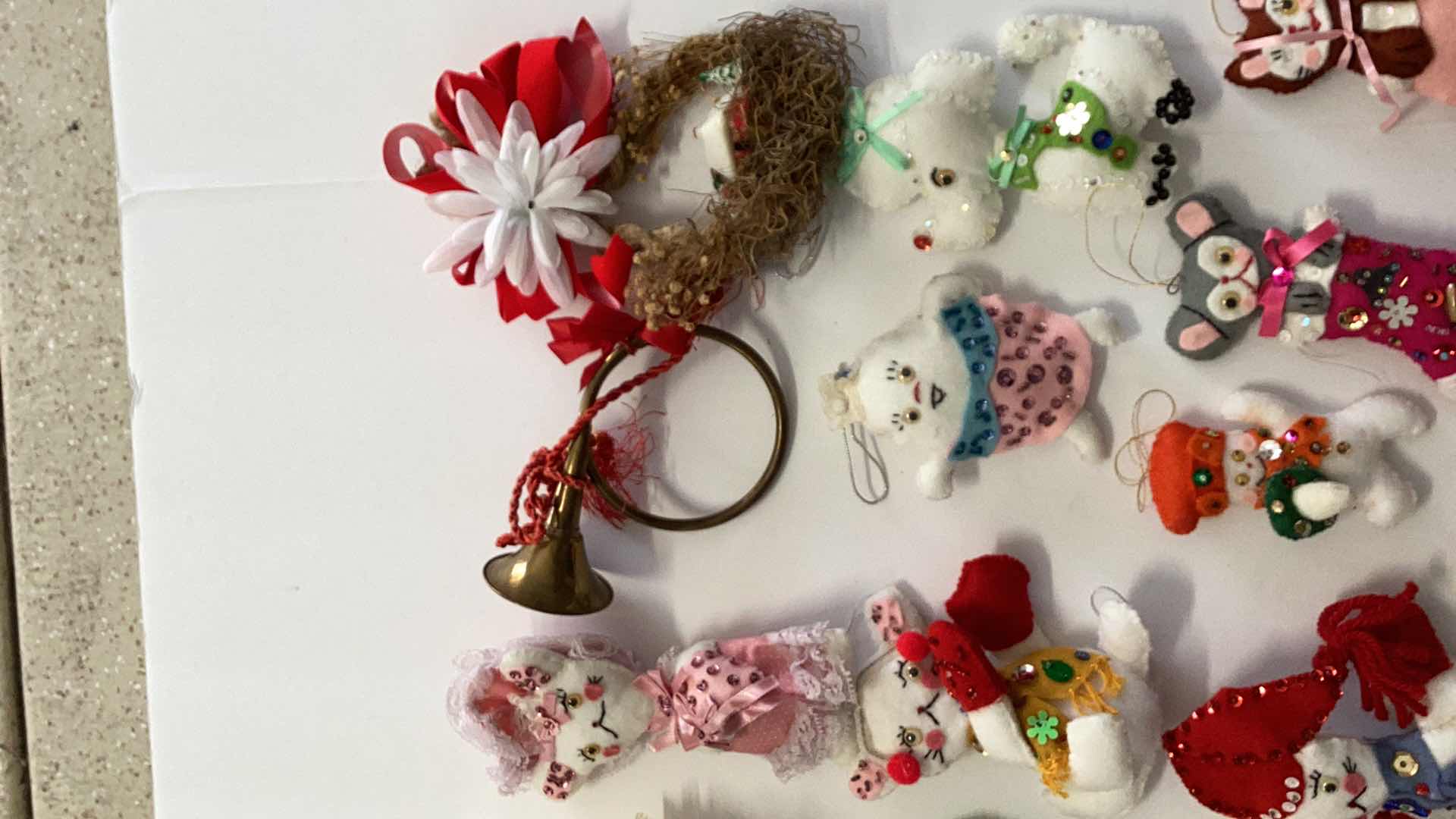 Photo 1 of ASSORTED CHRISTMAS ORNAMENTS