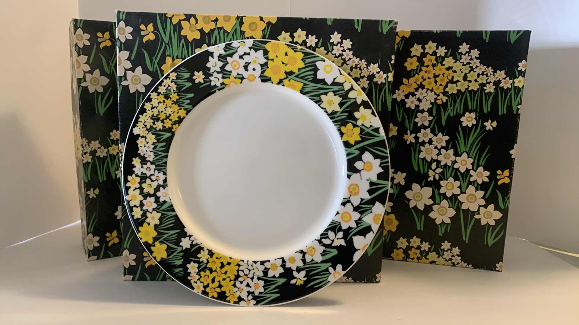 Photo 1 of MIKASA BONE CHINA DINNER PLATES, 12 pieces