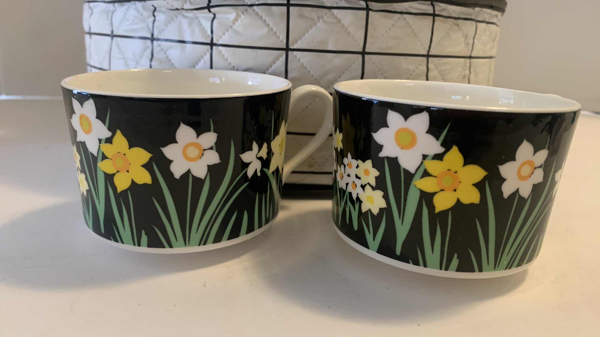 Photo 1 of MIKASA BONE CHINA COFFEE / TEA CUPS, 17 pieces