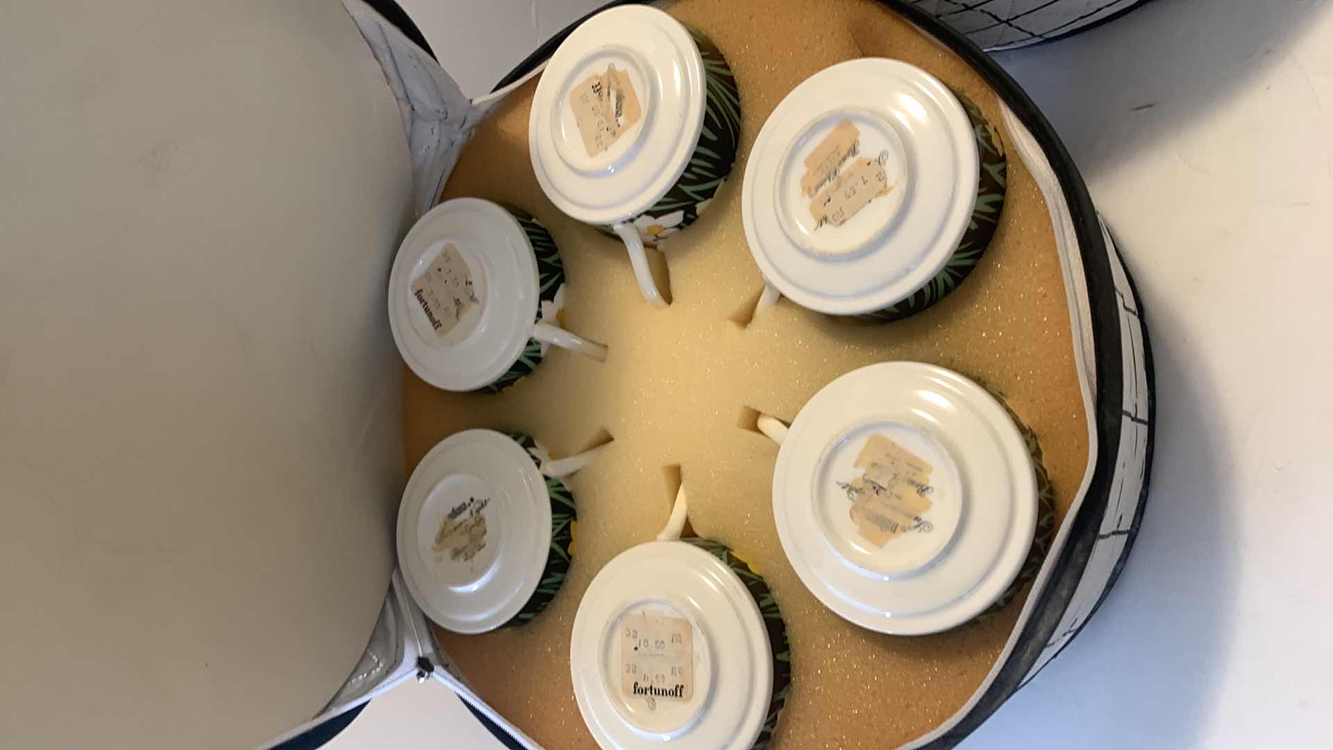 Photo 1 of MIKASA BONE CHINA COFFEE / TEA CUPS, 17 pieces