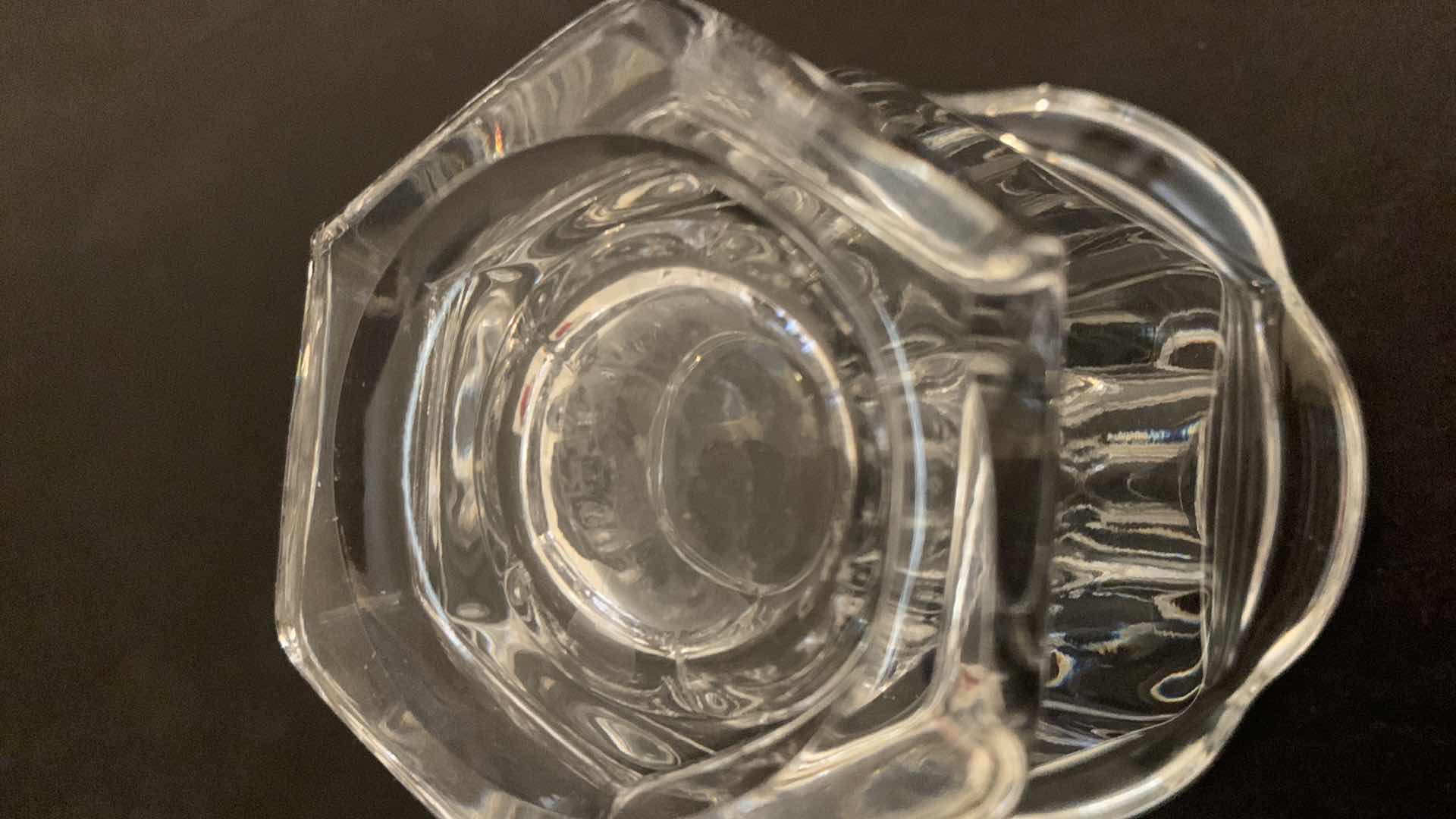 Photo 1 of BACCARAT CRYSTAL JAM/CONDIMENT JAR WITH SPOON