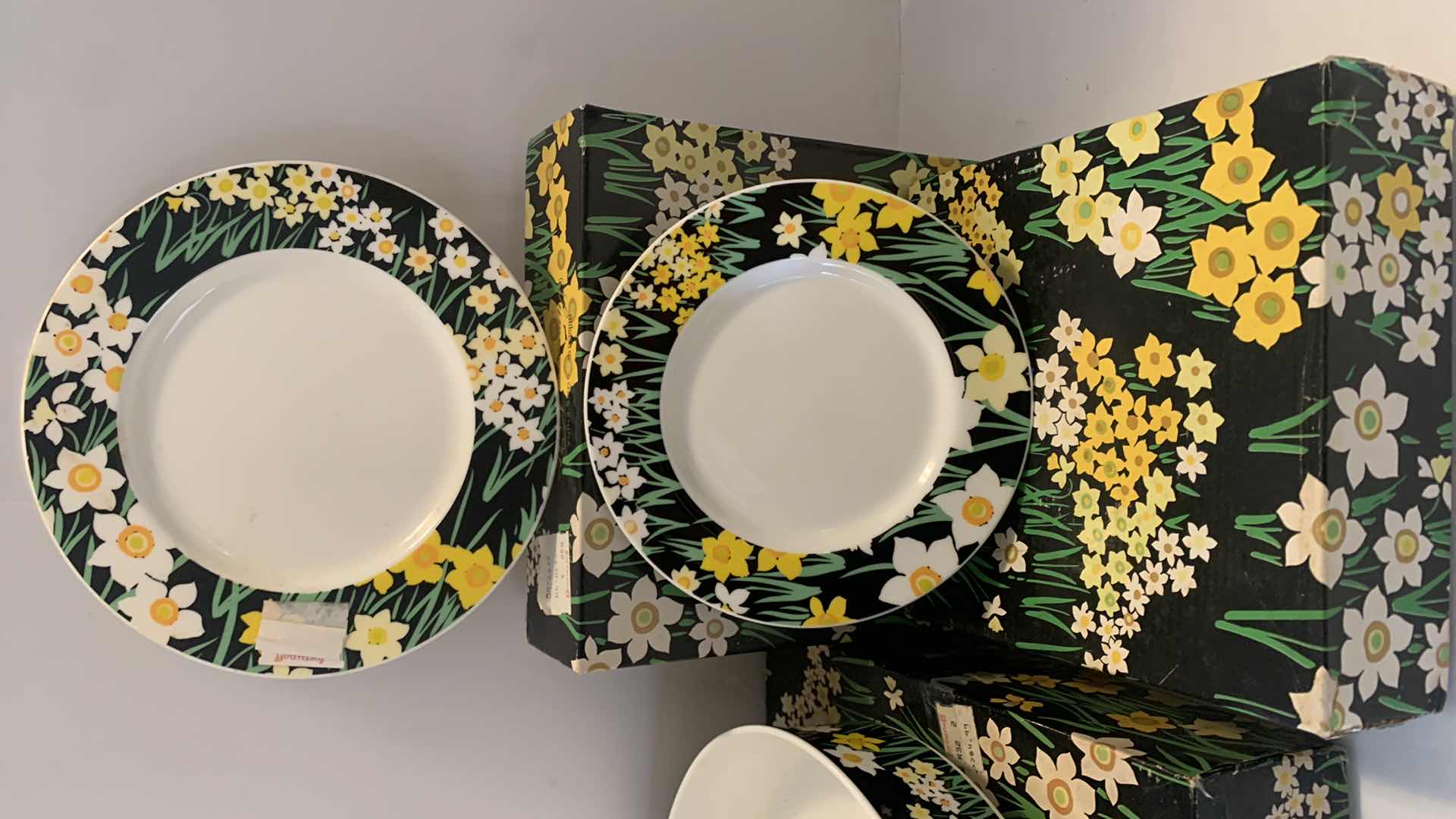 Photo 1 of MIKASA BONE CHINA, 4 DESSERT PLATES, 4 SALAD PLATES AND BOWL