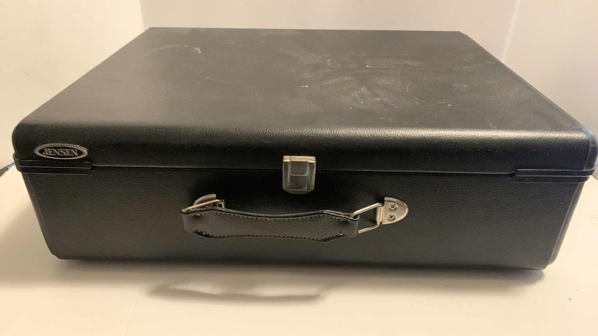 Photo 1 of JENSEN RECORD PLAYER IN CASE W SADE RECORD ALBUM