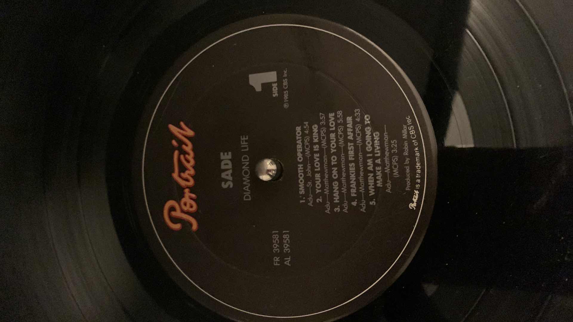 Photo 1 of JENSEN RECORD PLAYER IN CASE W SADE RECORD ALBUM