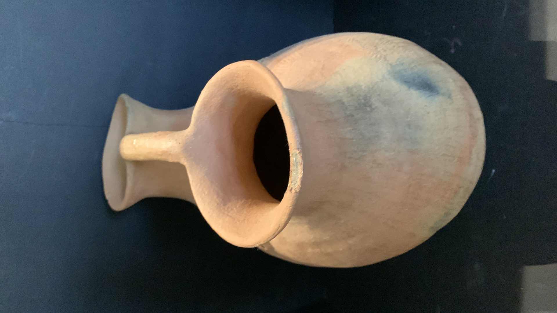 Photo 1 of MEXICAN BURNISHED CLAY FOLK ART POTTERY, H18”