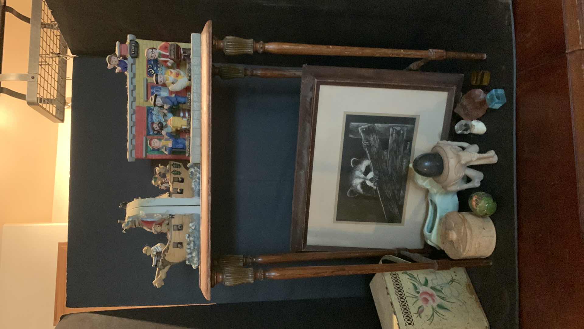 Photo 10 of MISC HOME DECOR ASSORTMENT/ COLLECTIBLES WITH TABLE