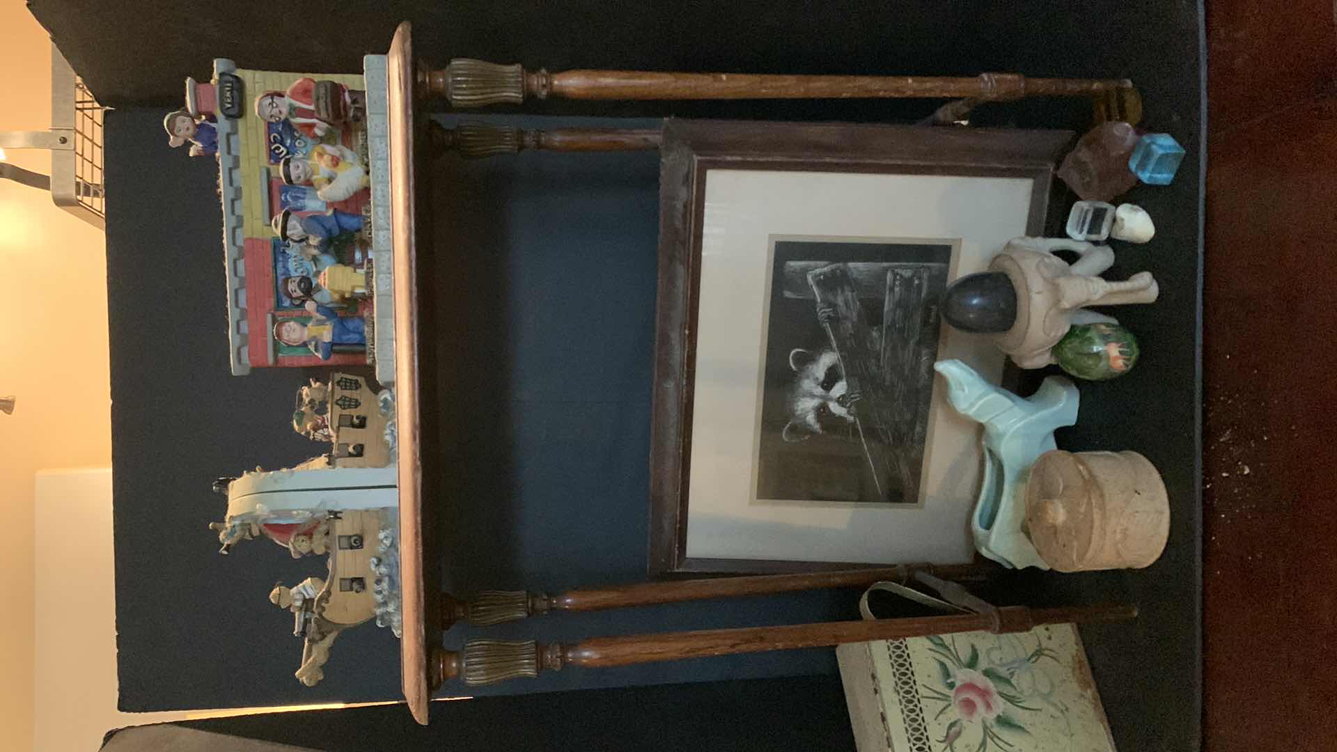 Photo 9 of MISC HOME DECOR ASSORTMENT/ COLLECTIBLES WITH TABLE