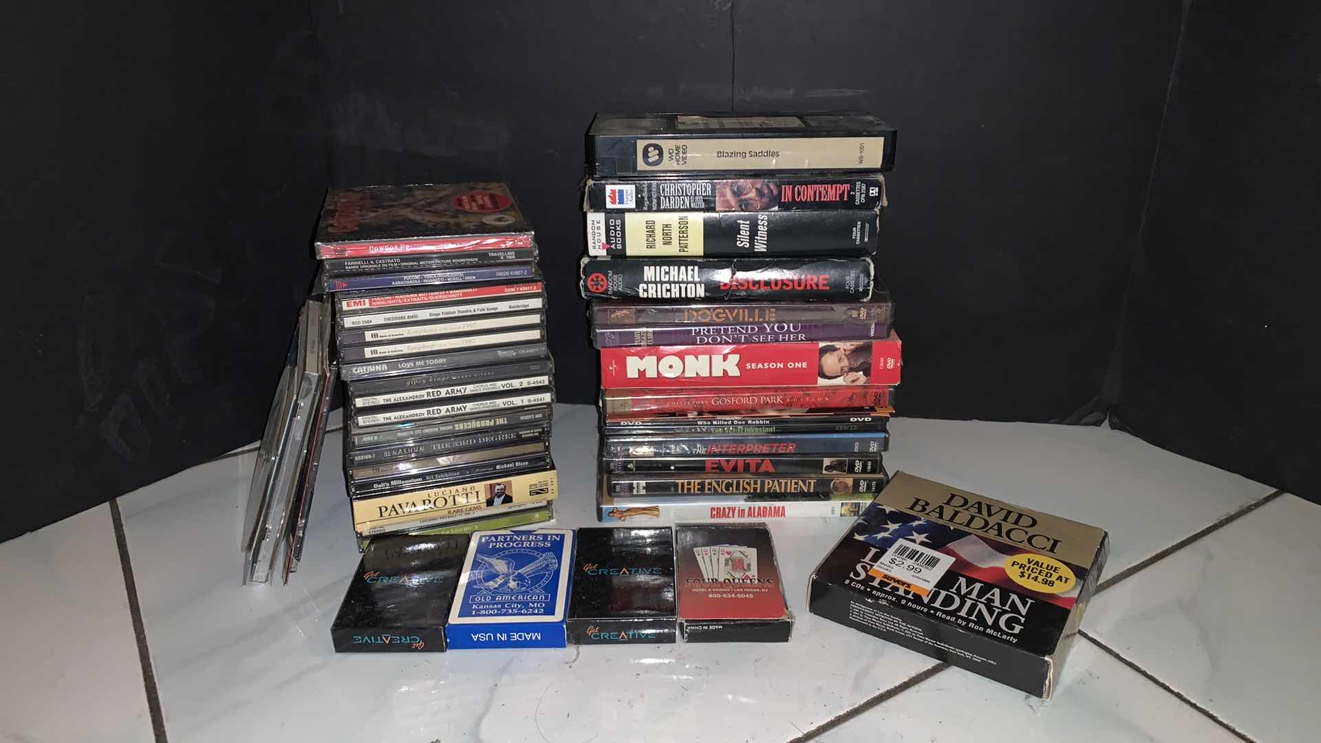 Photo 1 of HOME ENTERTAINMENT ASSORTMENT, CDS DVDS AND MORE