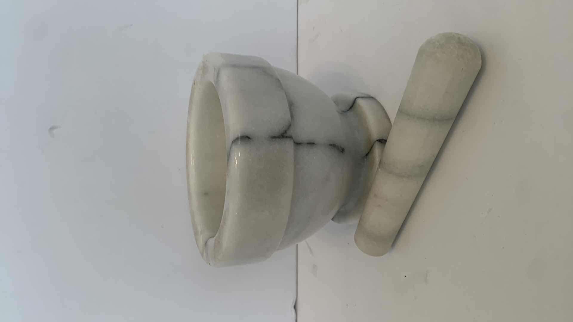 Photo 1 of MARBLE MORTER AND PESTLE H4.5”