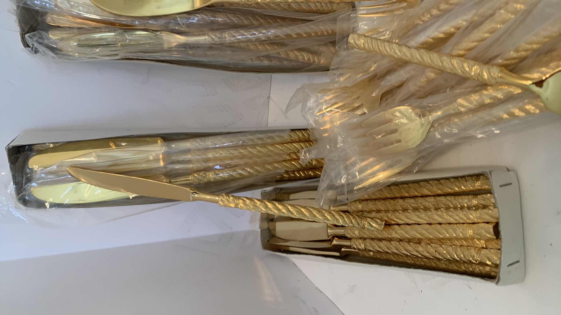 Photo 1 of 85 PIECE ASSORTMENT OF GOLD TABLEWARE