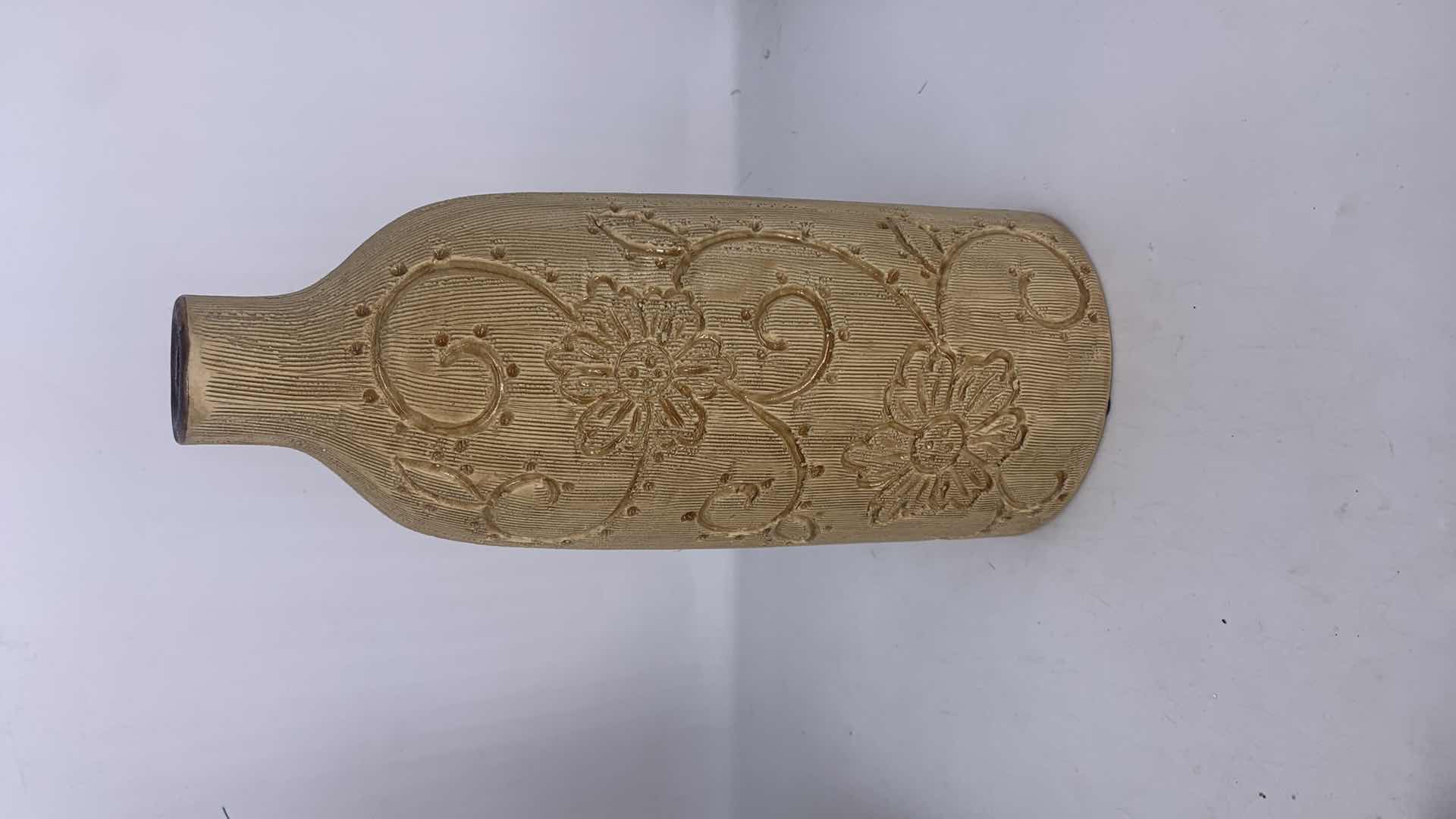 Photo 1 of 3 CERAMIC VASES TALLEST H14”