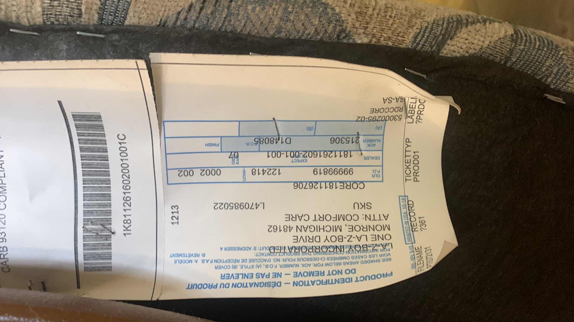 Photo 6 of LAZY BOY UPHOLSTERED FRESCO SWIVEL CHAIR