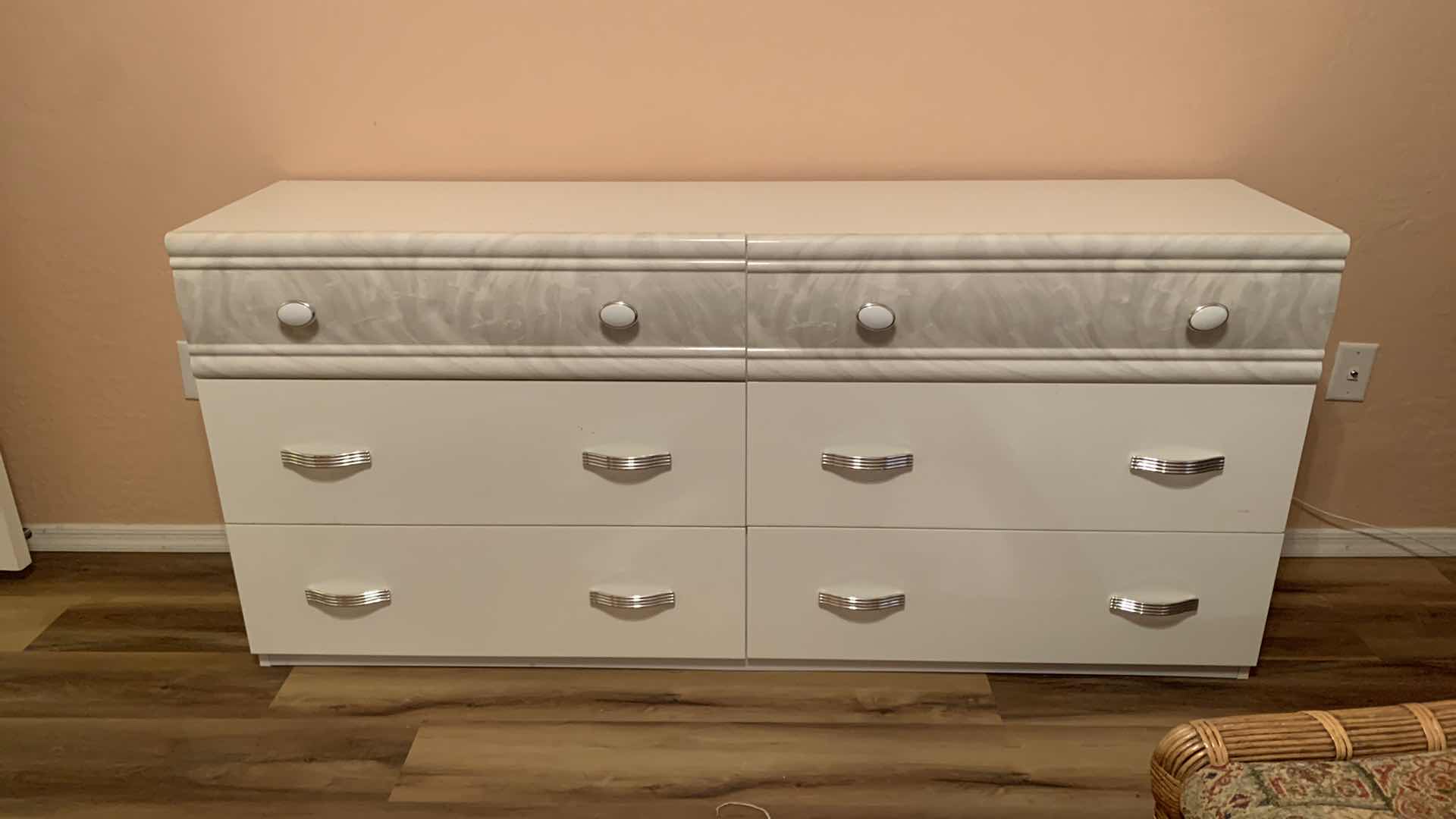 Photo 1 of LACQUER / ENAMEL DRESSER 68” x 17” x H31”