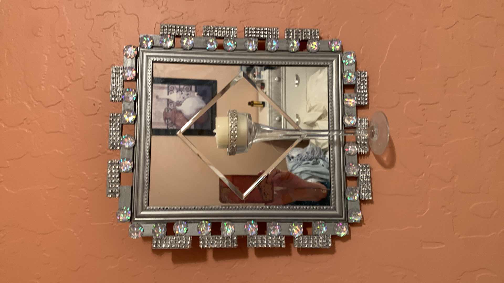 Photo 1 of THREE MIRRORED WALL DECOR, LARGEST 30” x 21”