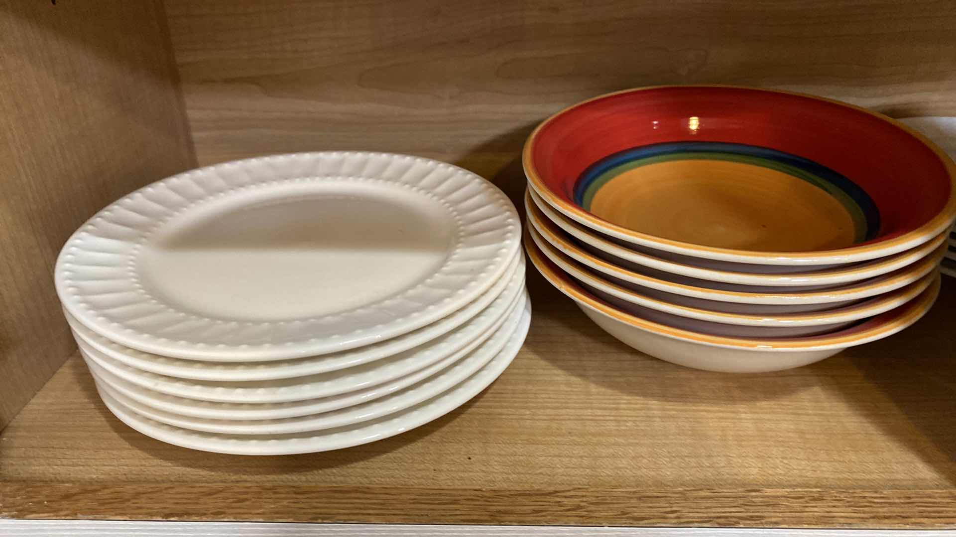 Photo 4 of CONTENTS OF CABINET-DISHES BOWLS CUPS PITCHER