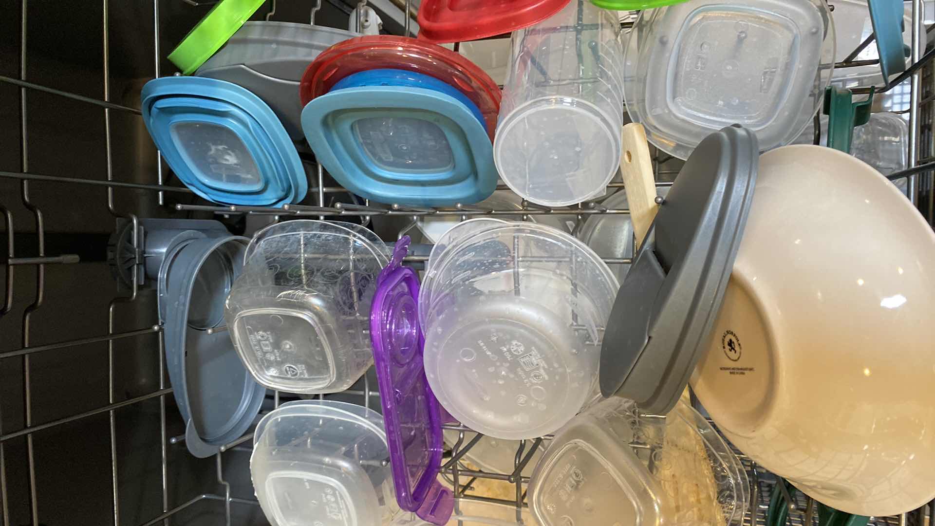 Photo 1 of CONTENTS OF DISHWASHER