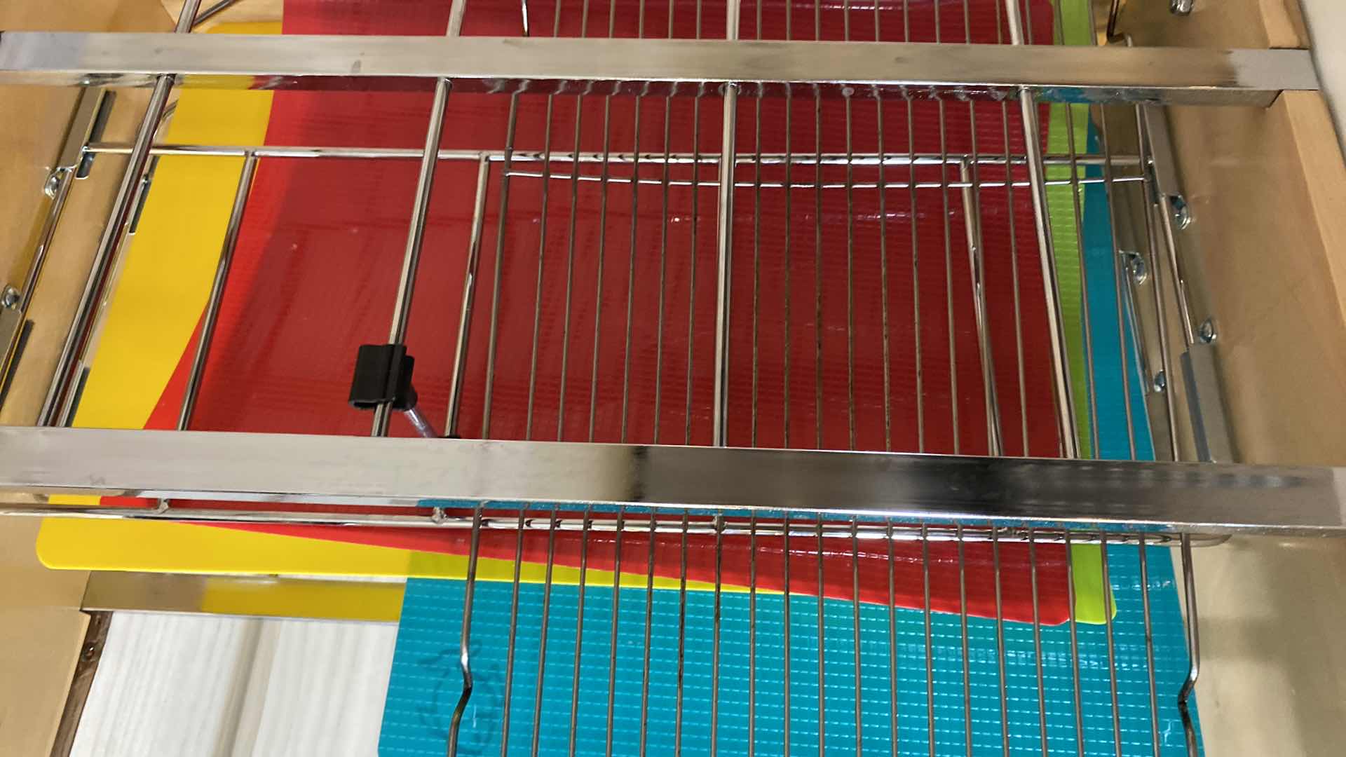 Photo 1 of CONTENTS OF CABINET BAKING SHEETS AND RACK