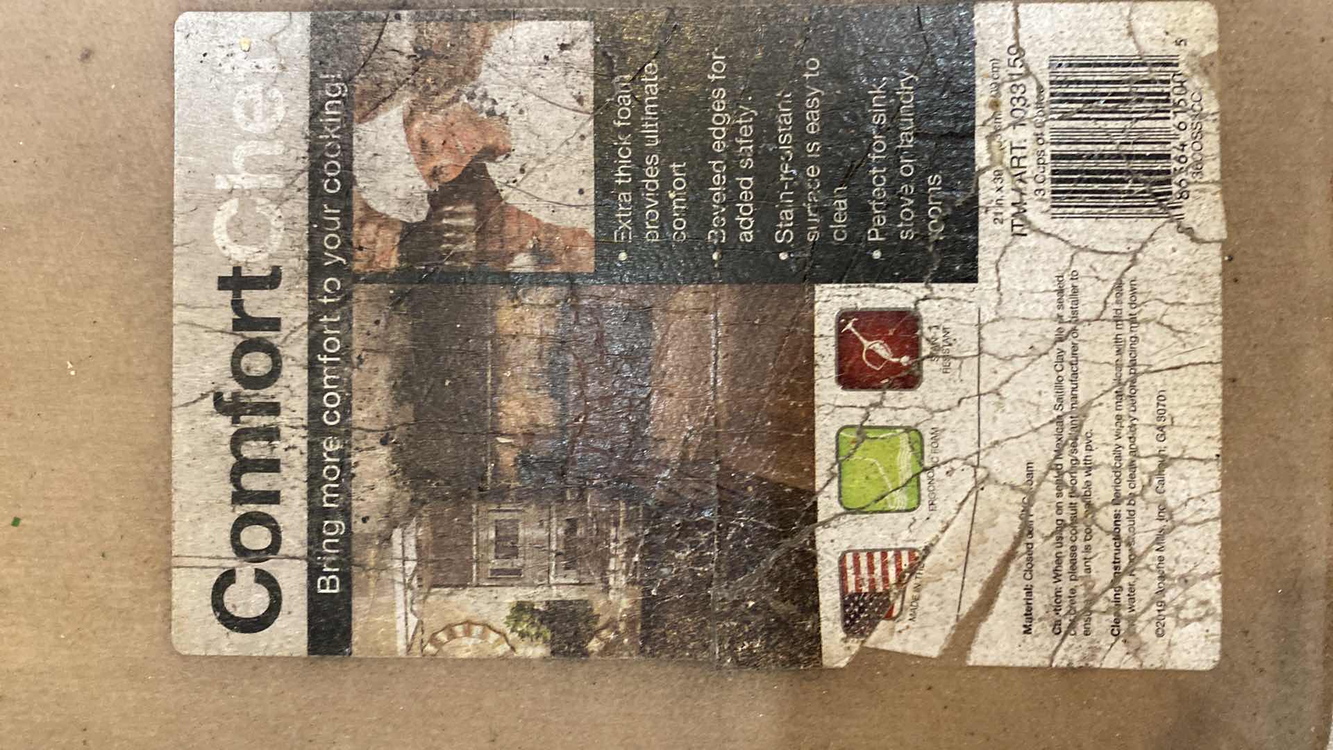 Photo 1 of COMFORT CHEF CUSHIONED KITCHEN RUG 39” X 20”