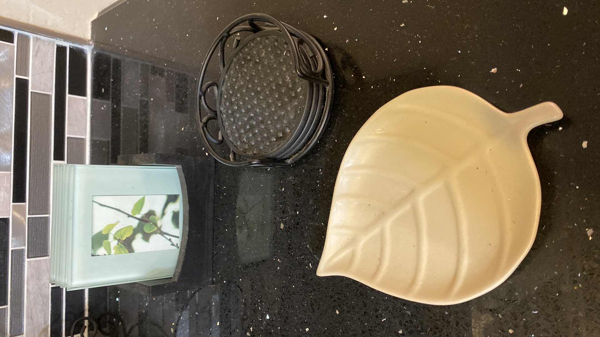 Photo 1 of HOME DECOR COASTERS CANDLES