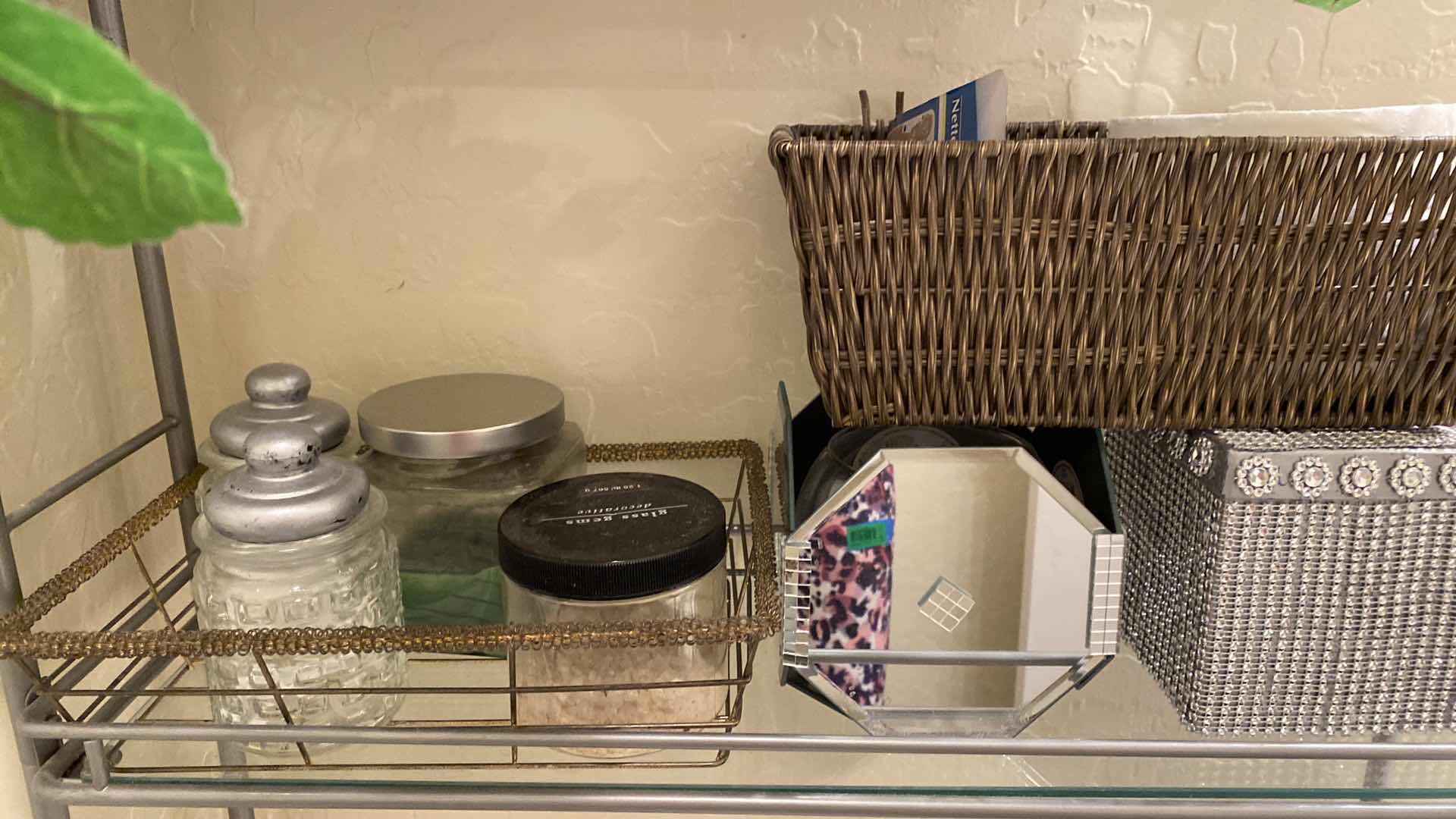 Photo 1 of OVER TOILET RACK WITH CONTENTS