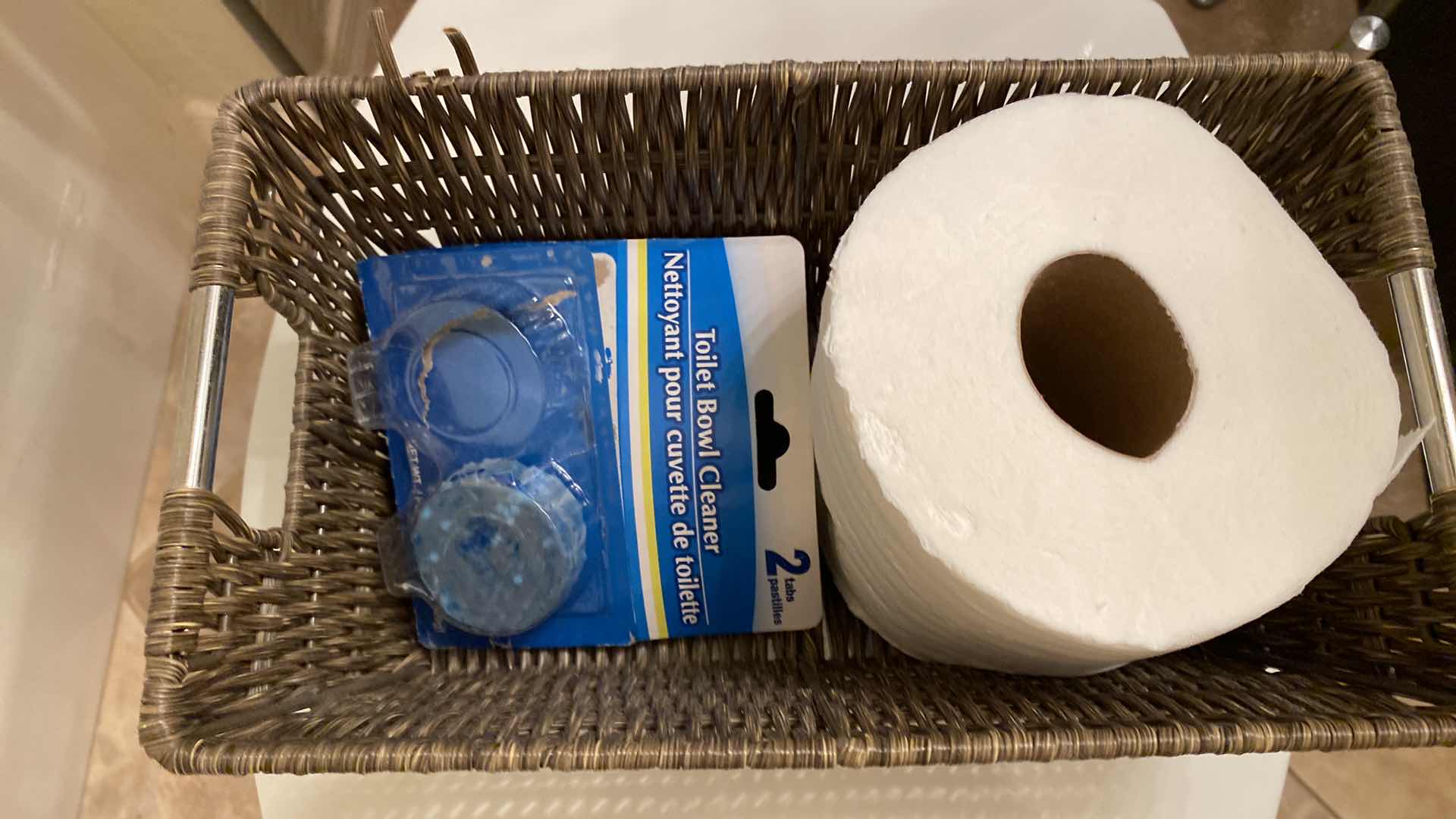 Photo 1 of OVER TOILET RACK WITH CONTENTS