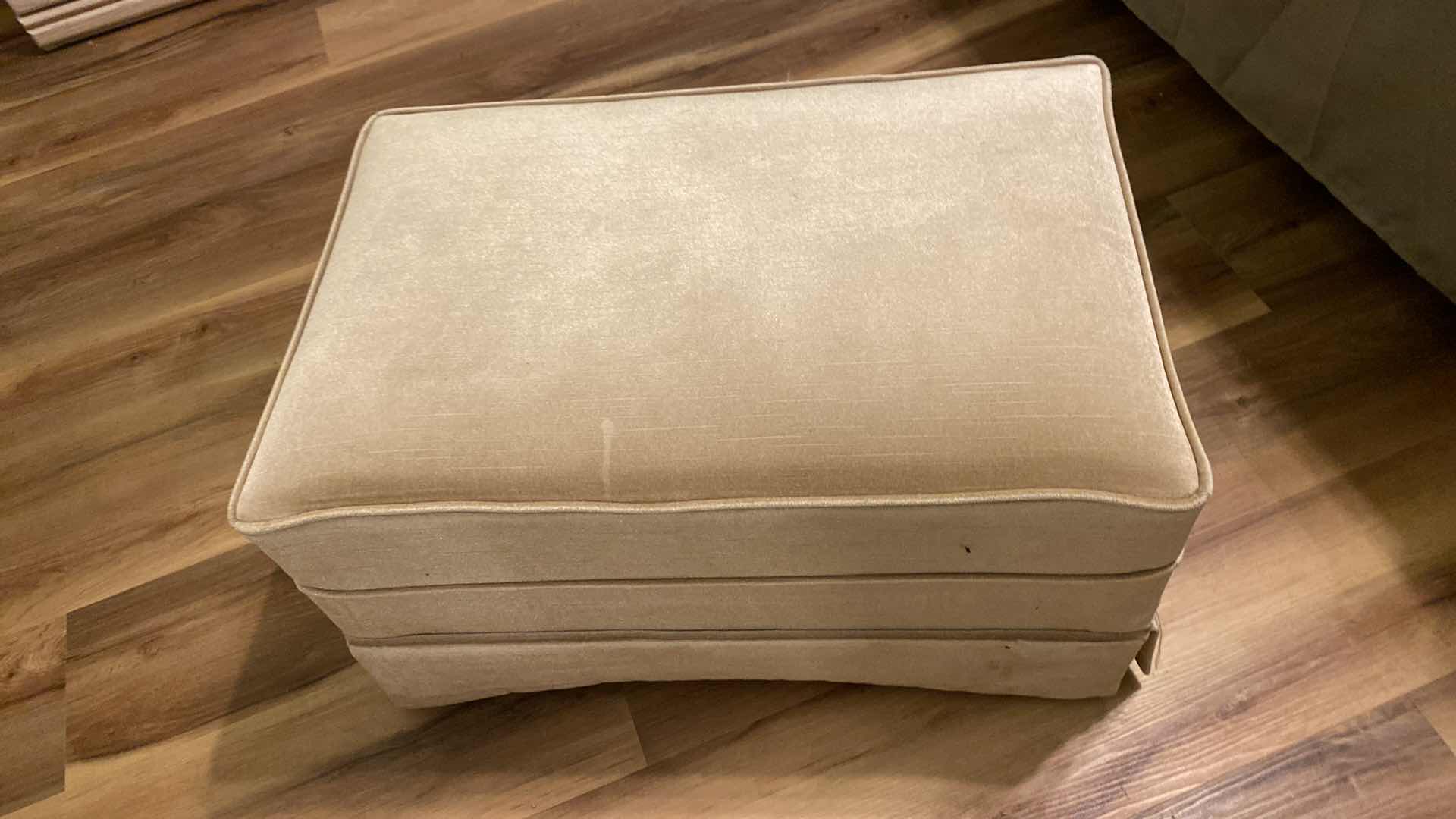 Photo 1 of OCCASIONAL SWIVEL ROCKING CHAIR AND OTTOMAN NEUTRAL COLOR