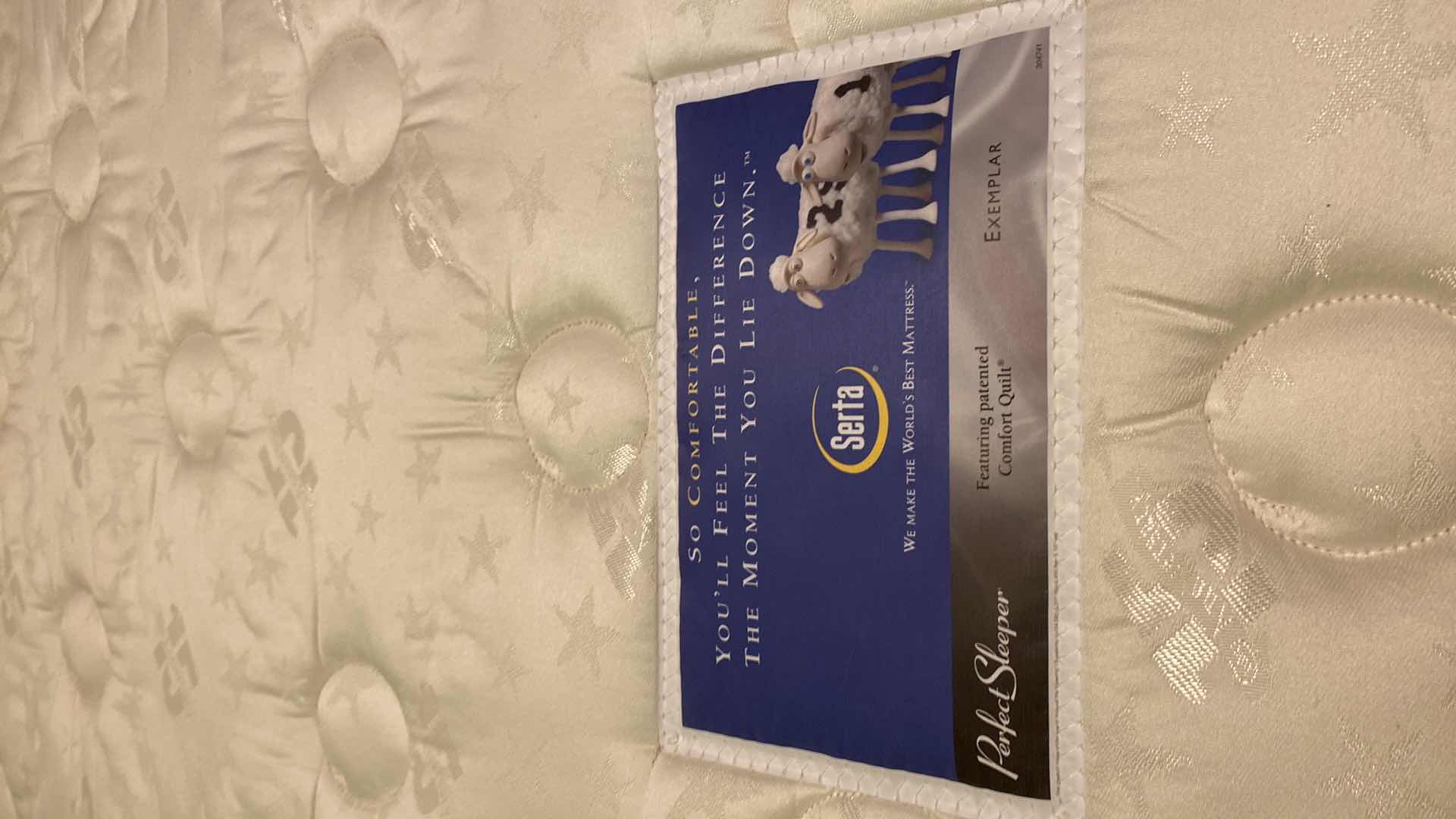 Photo 1 of SERTA PERFECT SLEEPER MATTRESS BOX SPRING AND BED FRAME INCLUDING NEUTRAL HEADBOARD