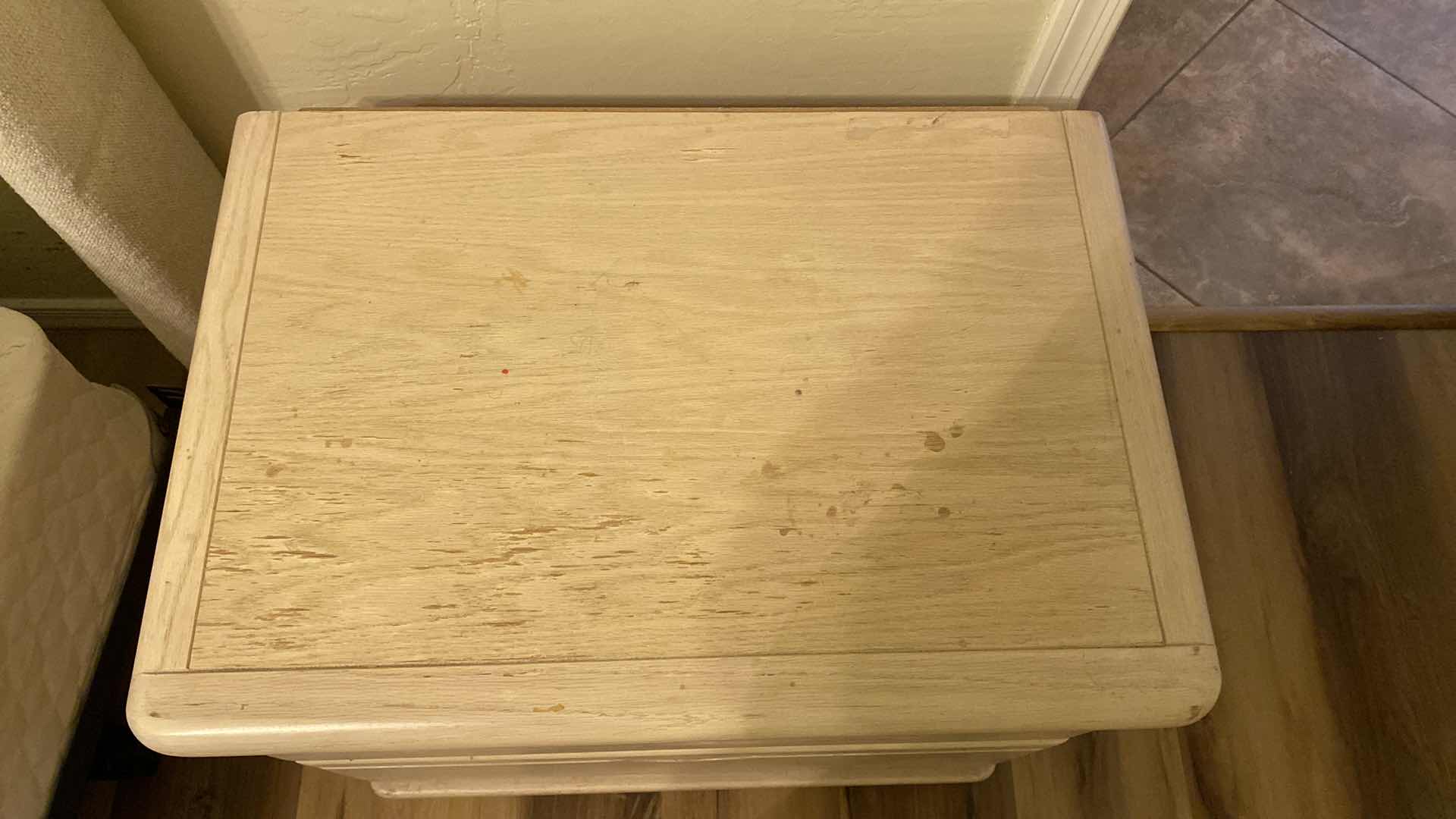 Photo 1 of BLONDE OAK NIGHT STAND 25” X 18” H21”