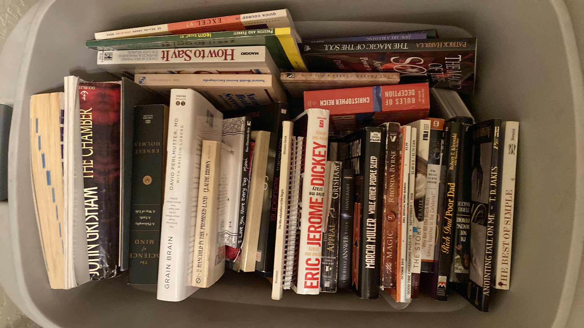 Photo 1 of 2 TOTES OF BOOKS