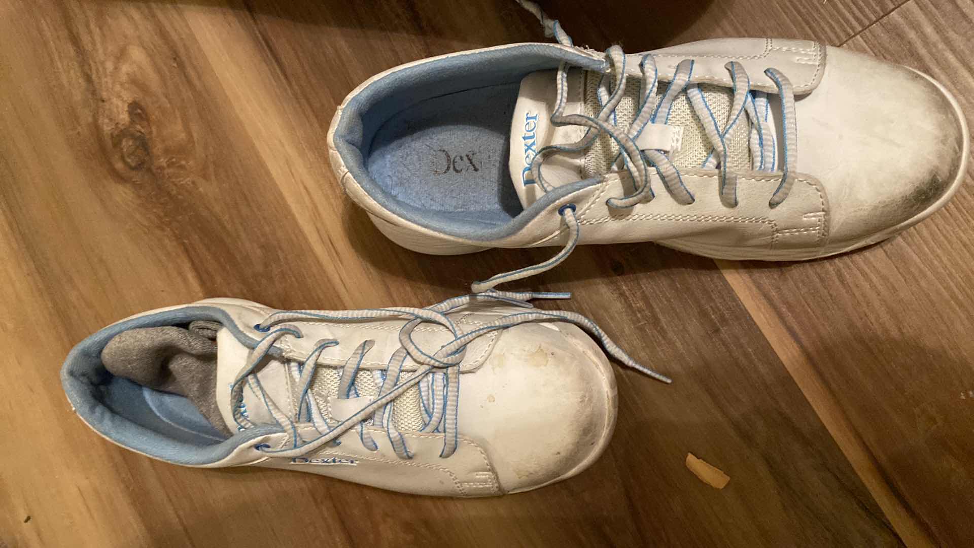 Photo 1 of BOWLING BAG WITH 2 BALLS AND DEXTER SHOES LADIES SIZE 9