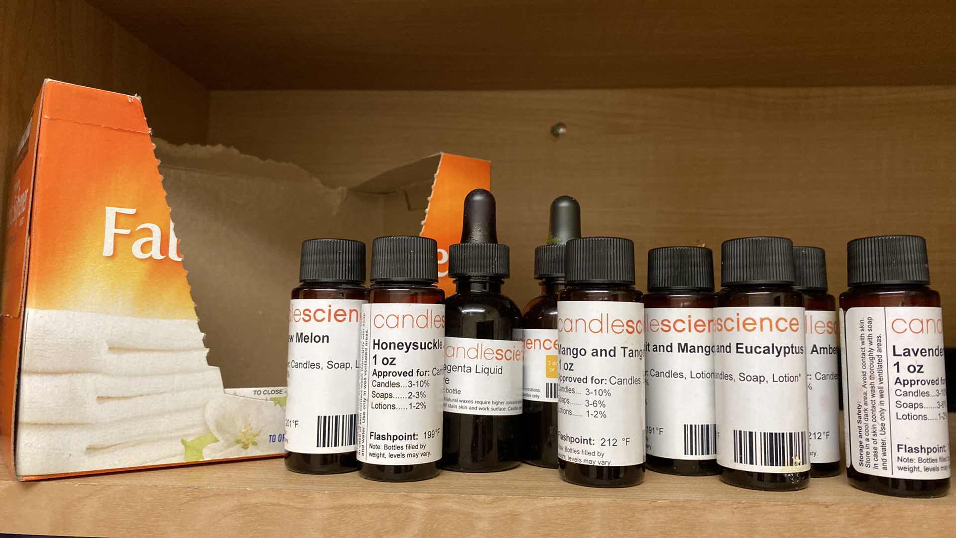 Photo 4 of CONTENTS OF CABINET CANDLE SCENTS, CRAFT & SPRAY PAINT AND MORE