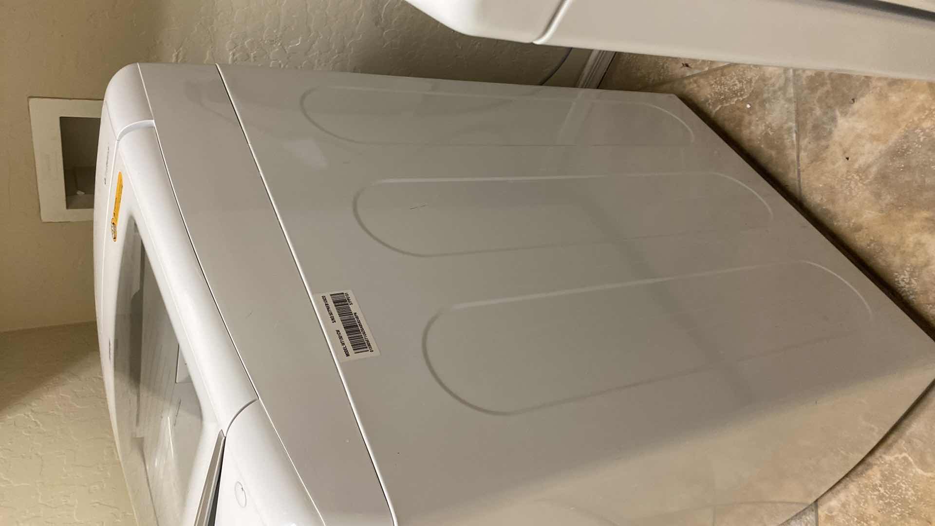 Photo 1 of LG TOP LOADER WASHING MACHINE MODEL WT1501CW (MATCHING GAS DRYER AVAILABLE SEPARATELY)