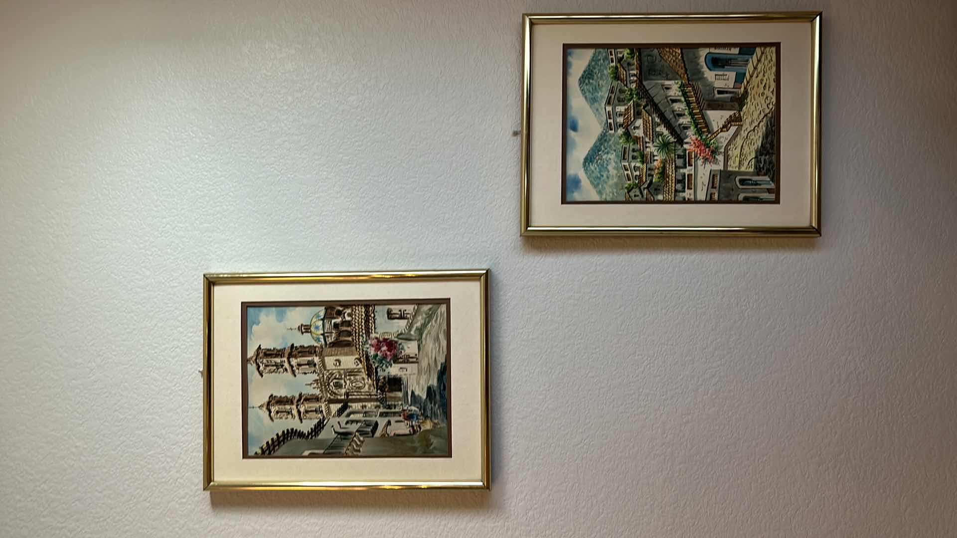 Photo 1 of ARTWORK, 2- GOLD FRAMED SIGNED 12” x 16”