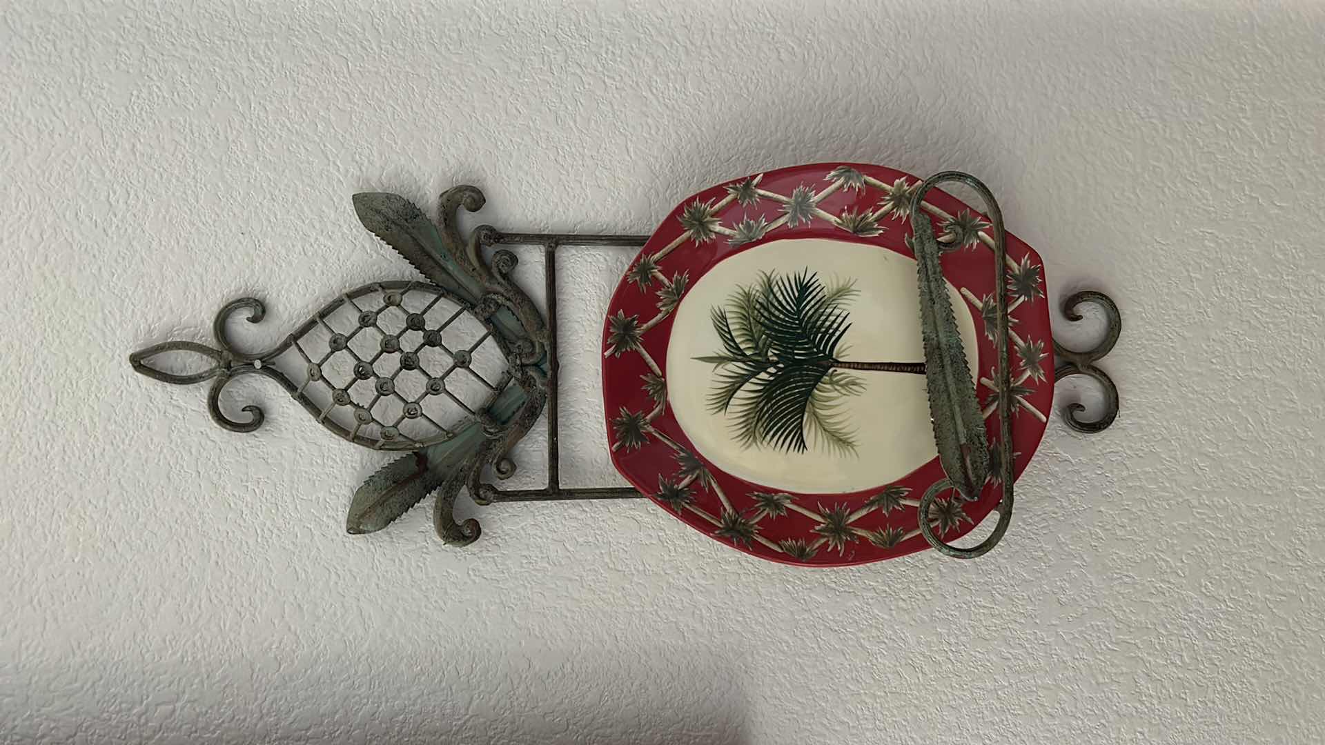 Photo 1 of TWO METAL PLATE HOLDERS AND TWO PLATES